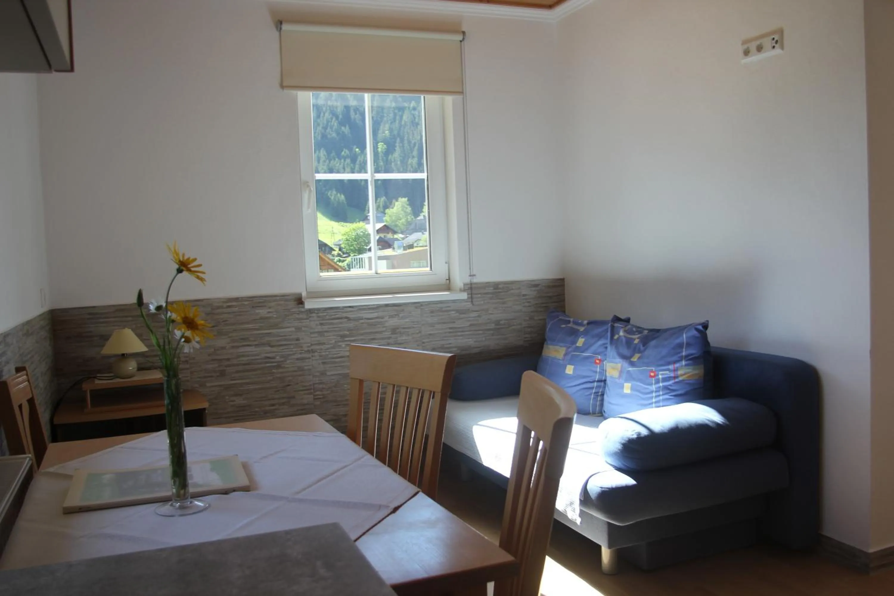 Seating area, Bed in Familien & Wander-Pension Purkhardt