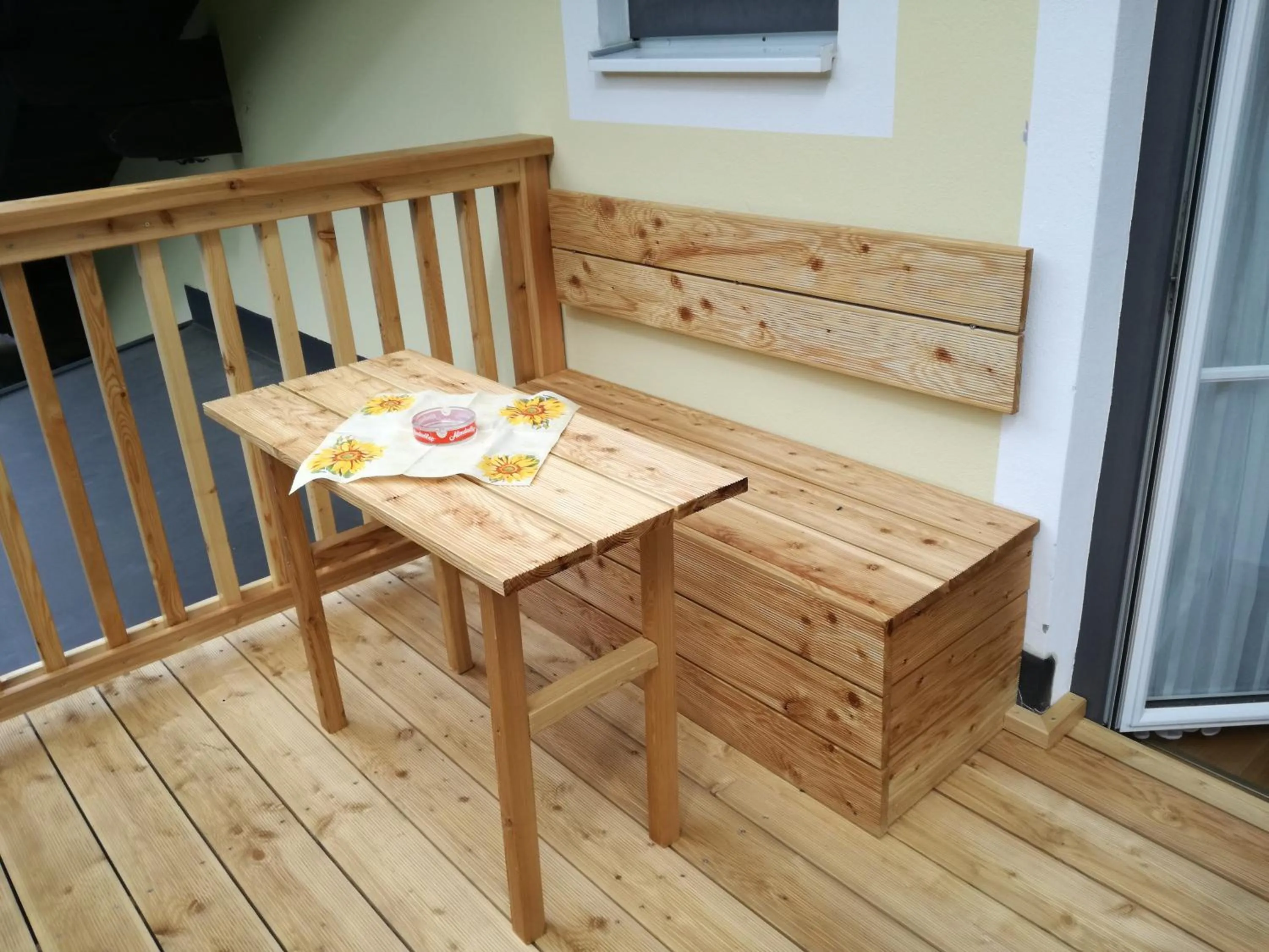 Balcony/Terrace in Familien & Wander-Pension Purkhardt