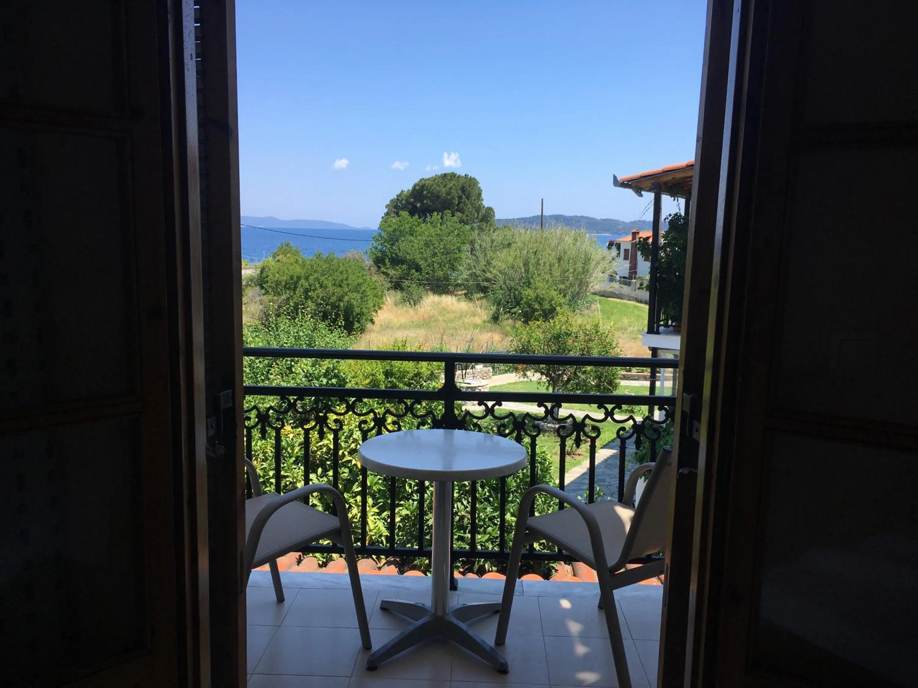 Sea view in Vontzos Hotel