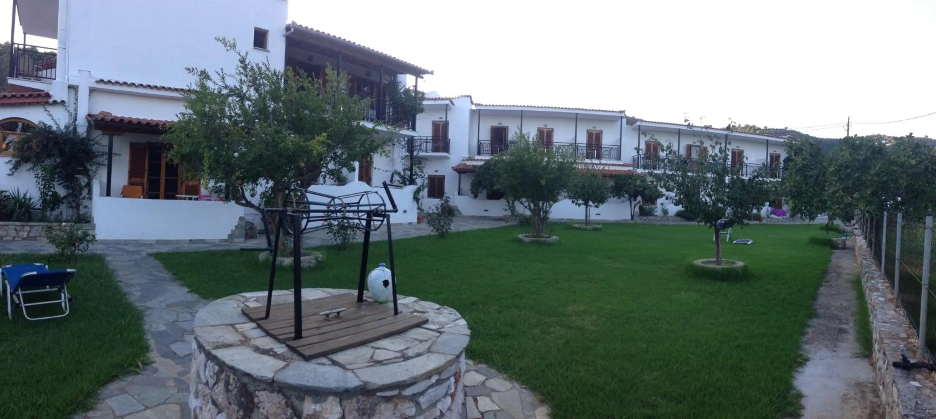 Garden view in Vontzos Hotel