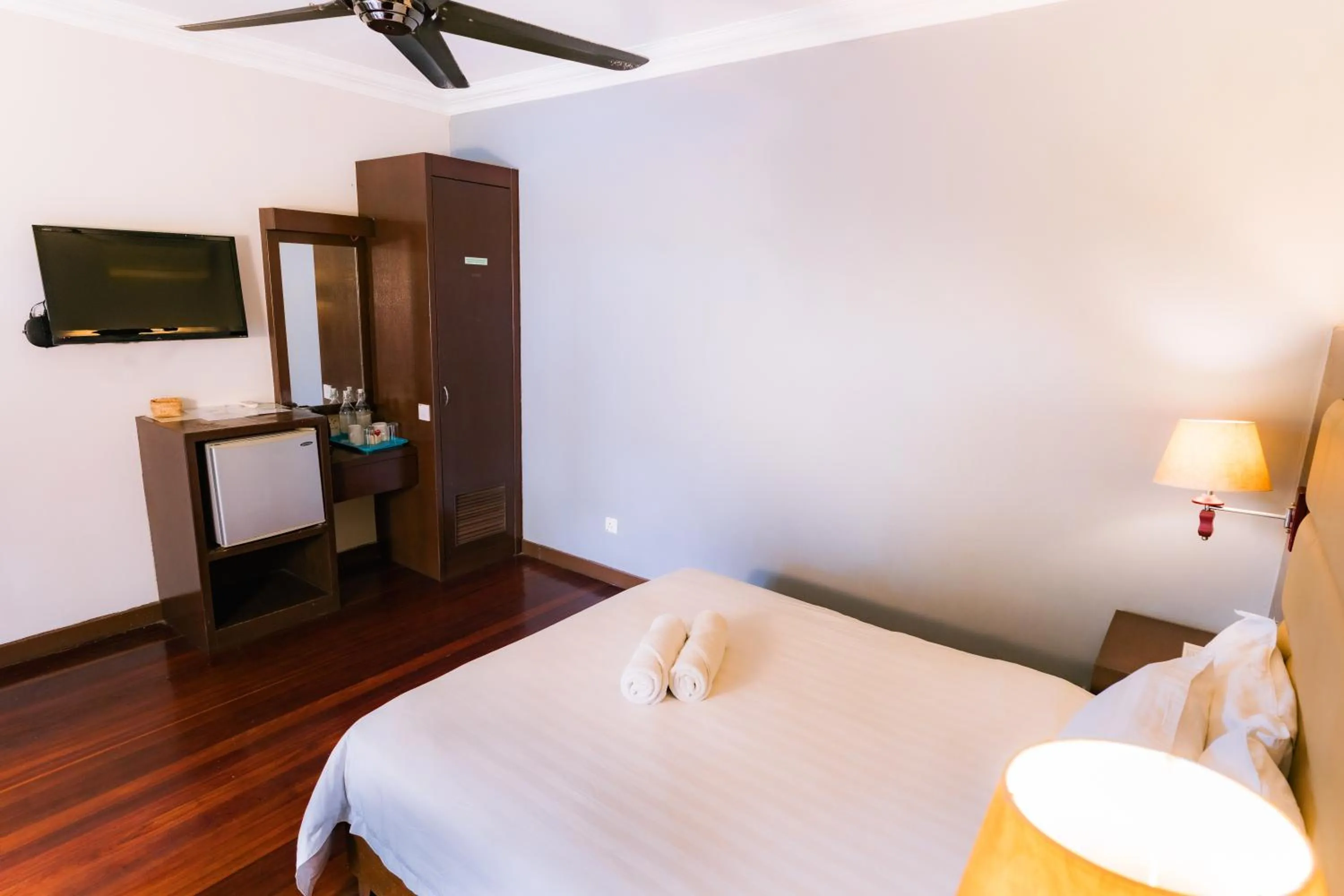 Photo of the whole room, Bed in Langkah Syabas Beach Resort