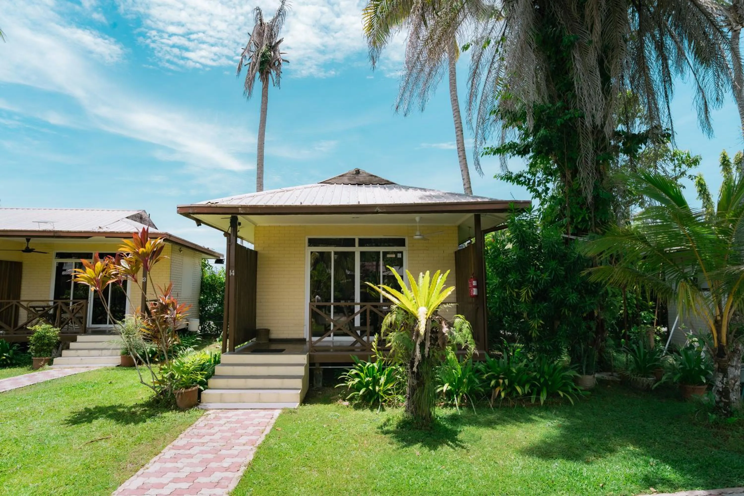 Balcony/Terrace in Langkah Syabas Beach Resort
