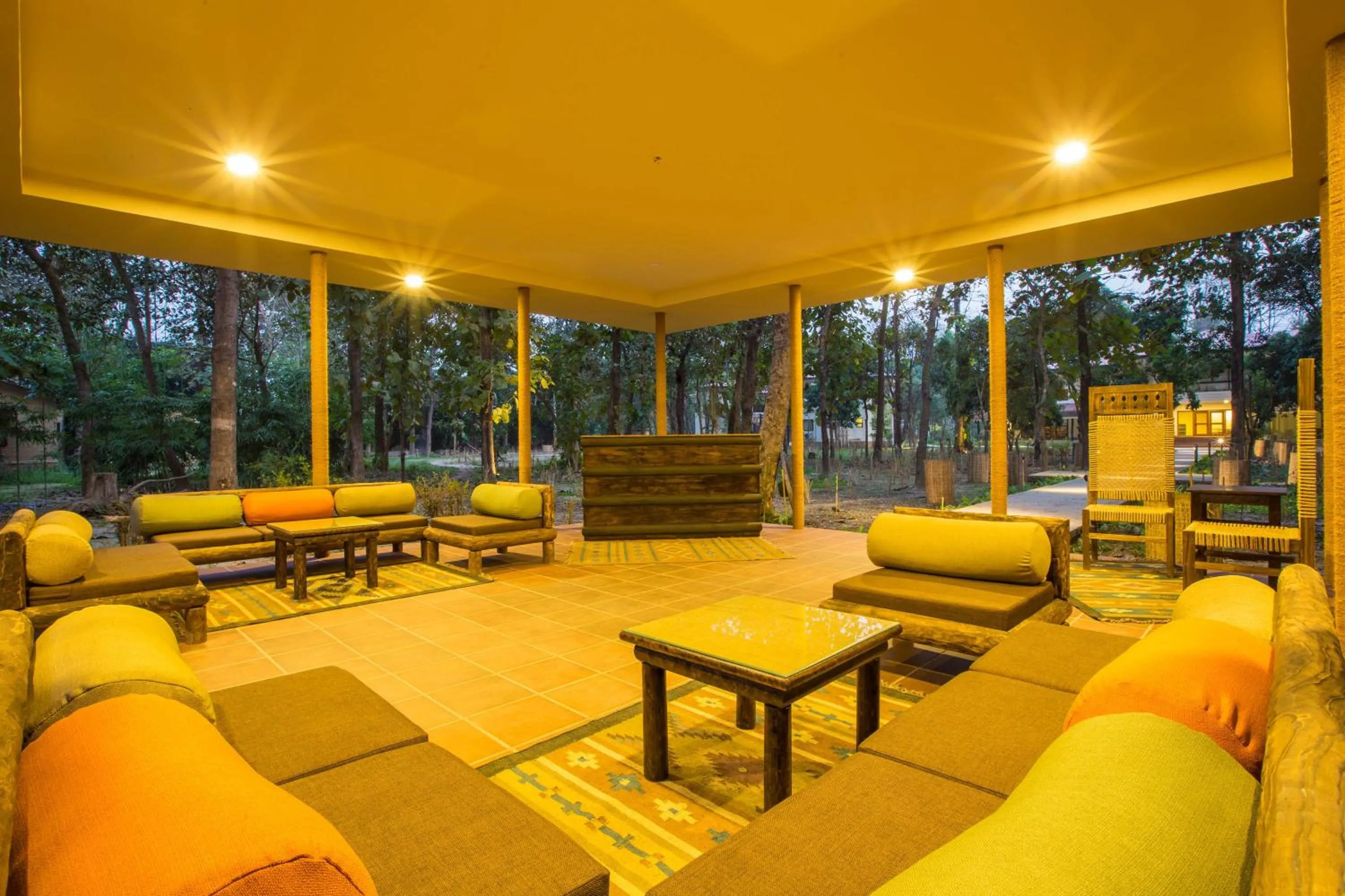 Living room in Jagatpur Lodge by Annapurna
