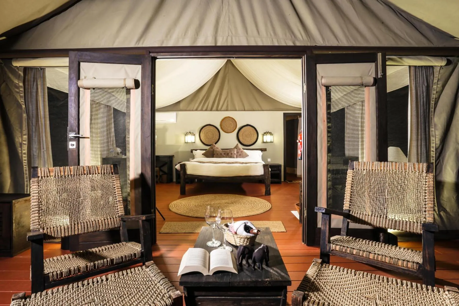 View (from property/room), Bed in Jagatpur Lodge by Annapurna