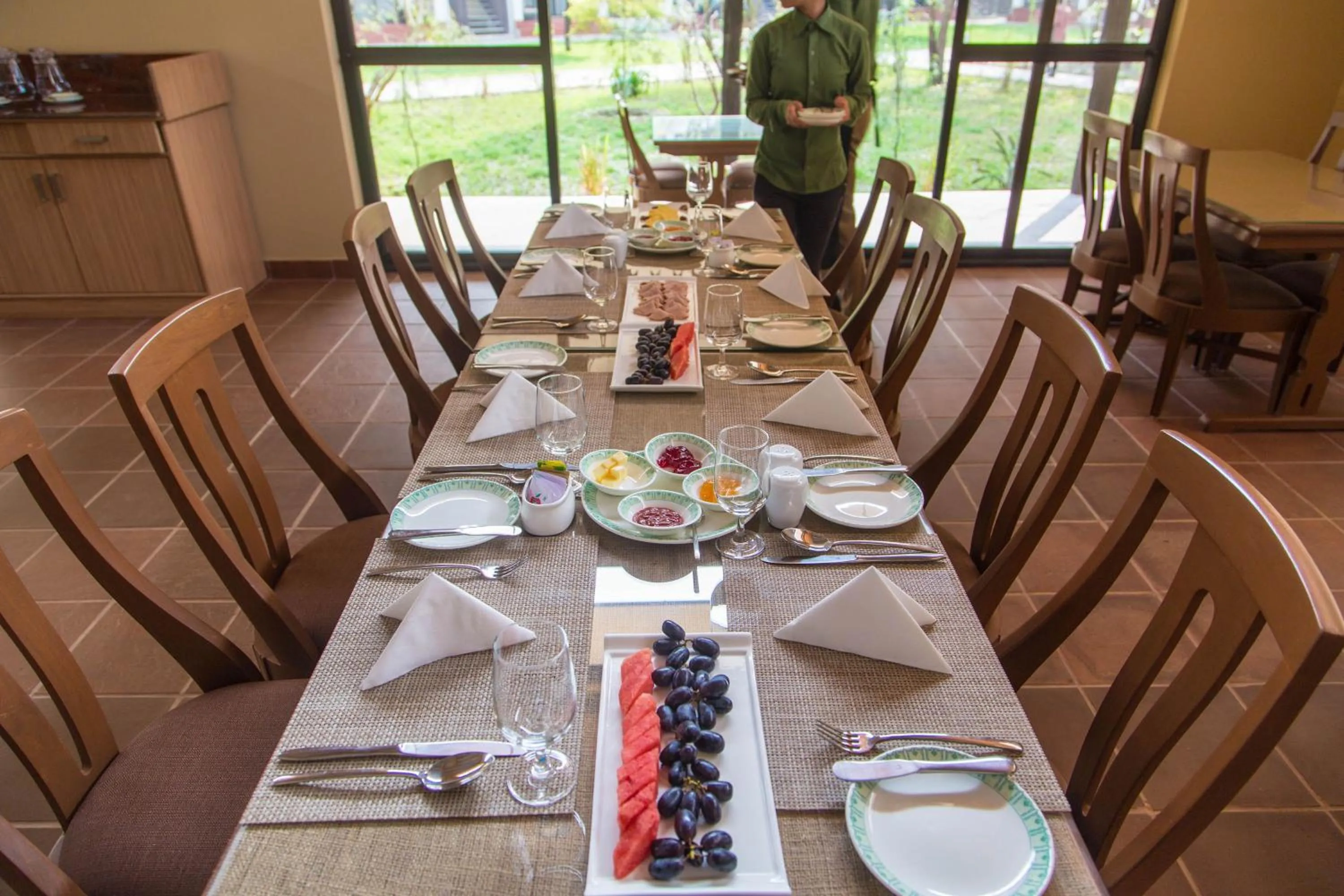 Dining area in Jagatpur Lodge by Annapurna