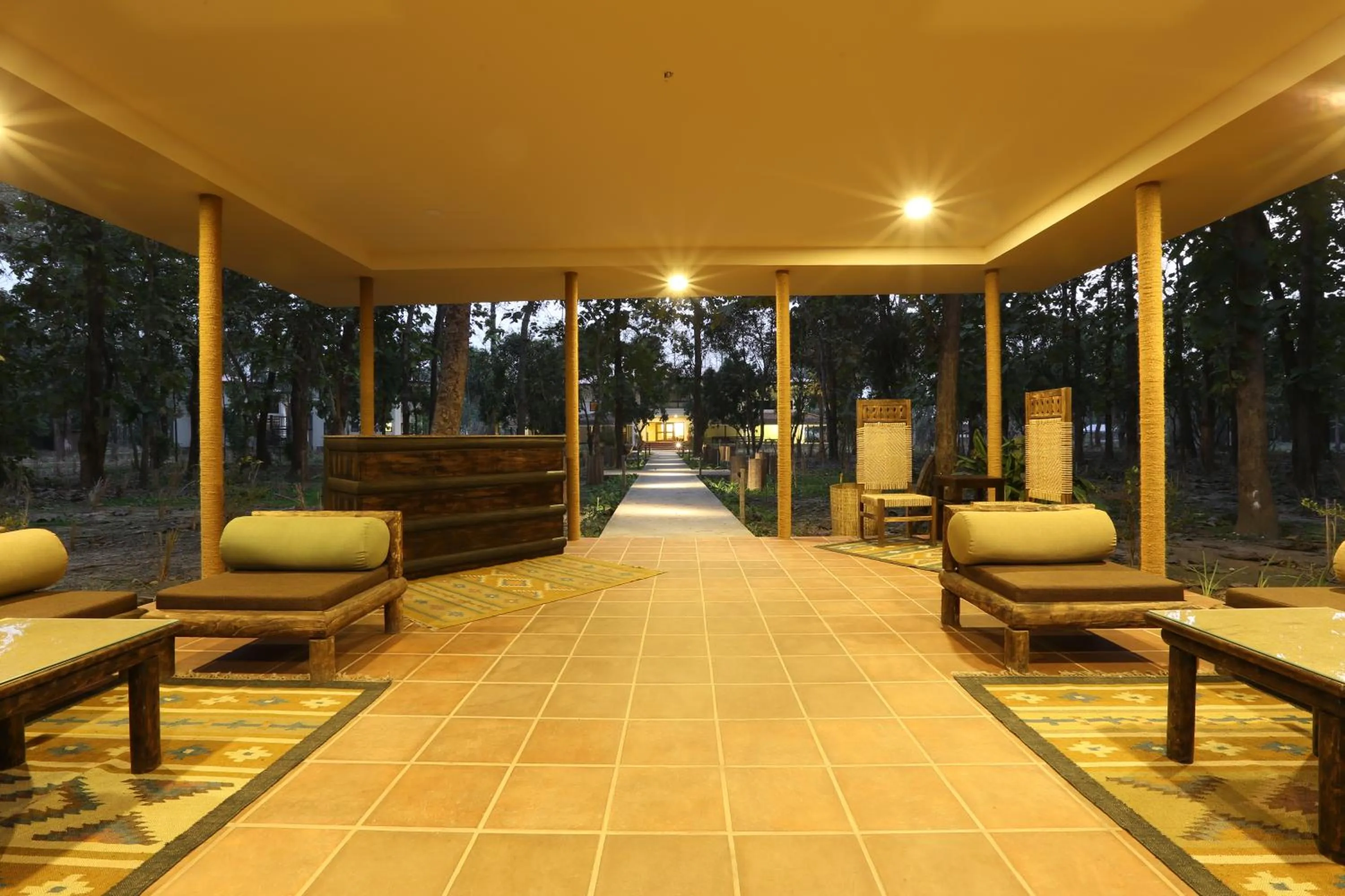 Lobby or reception in Jagatpur Lodge by Annapurna