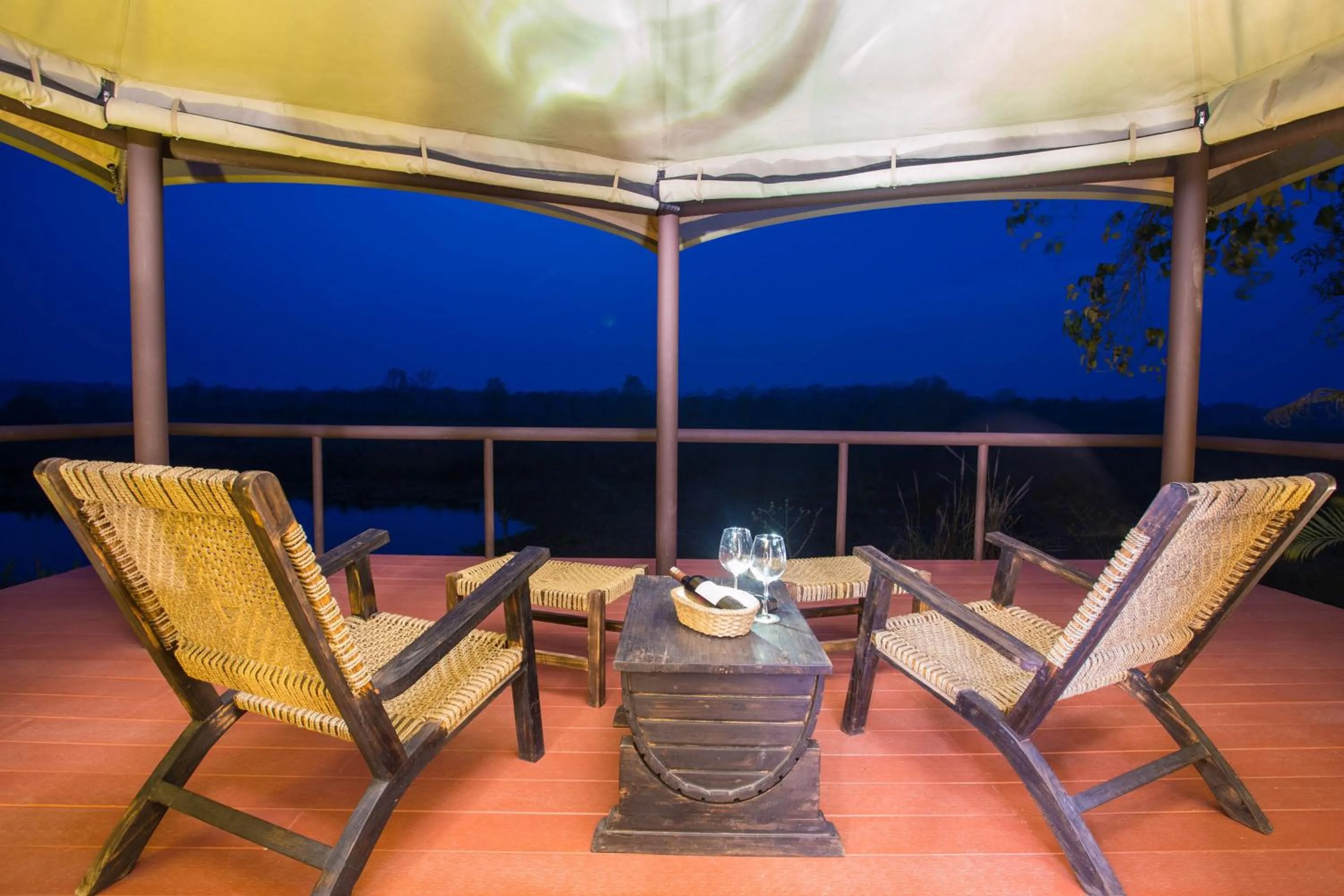 Balcony/Terrace in Jagatpur Lodge by Annapurna