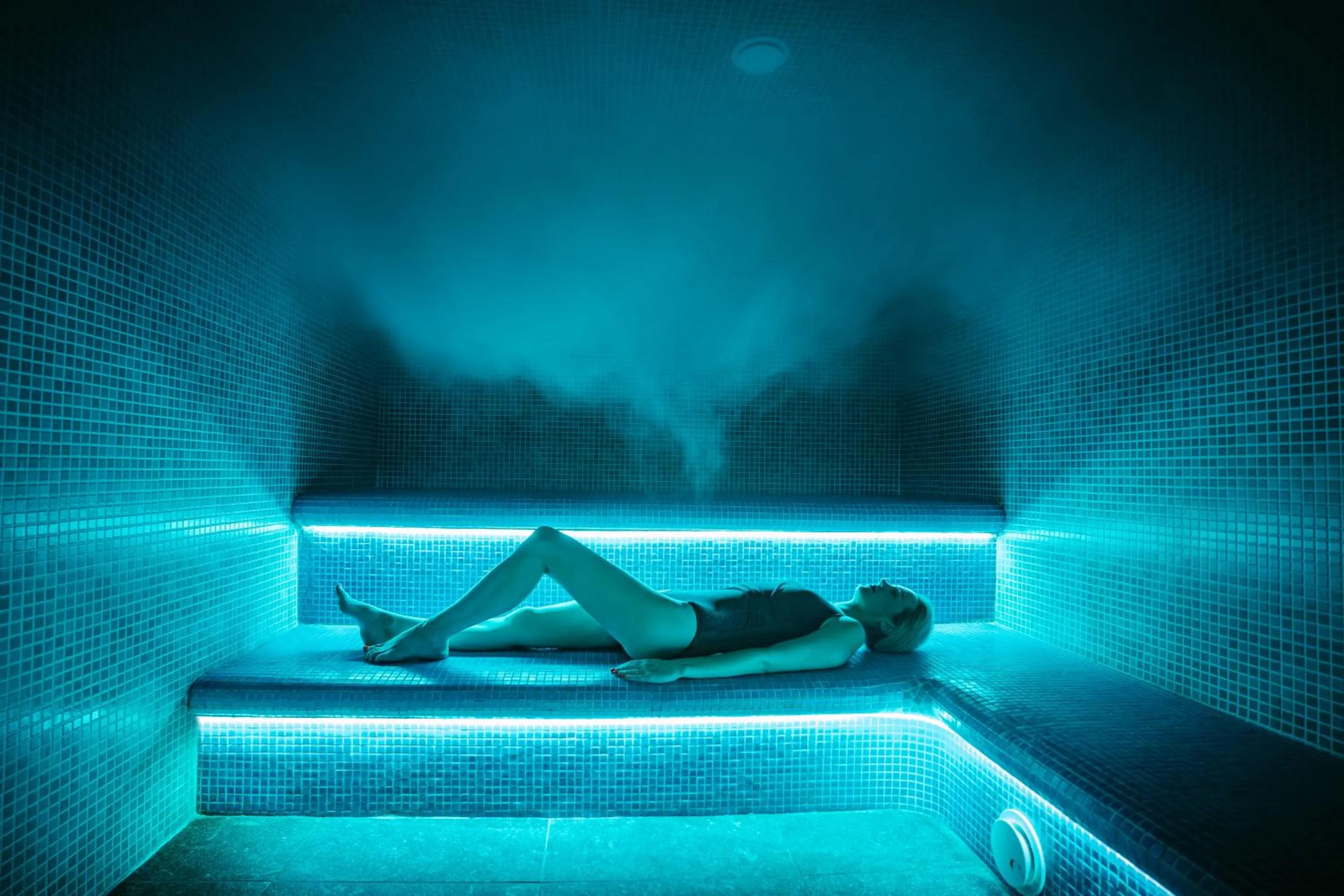 Steam room in Hestia Hotel Haapsalu SPA