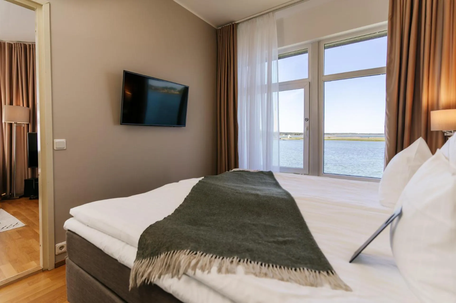 Bed in Hestia Hotel Haapsalu SPA