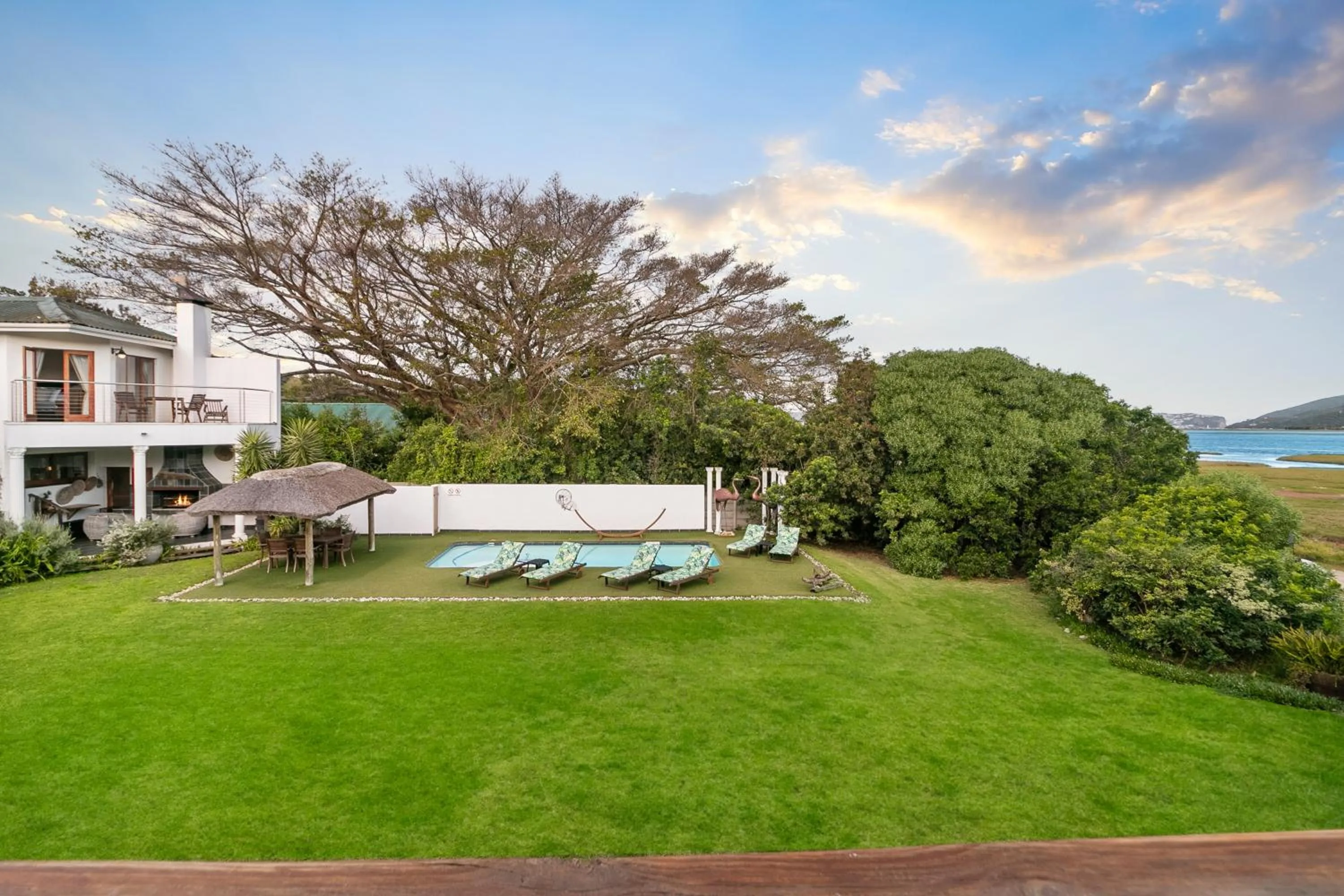Patio in Waterfront Lodge