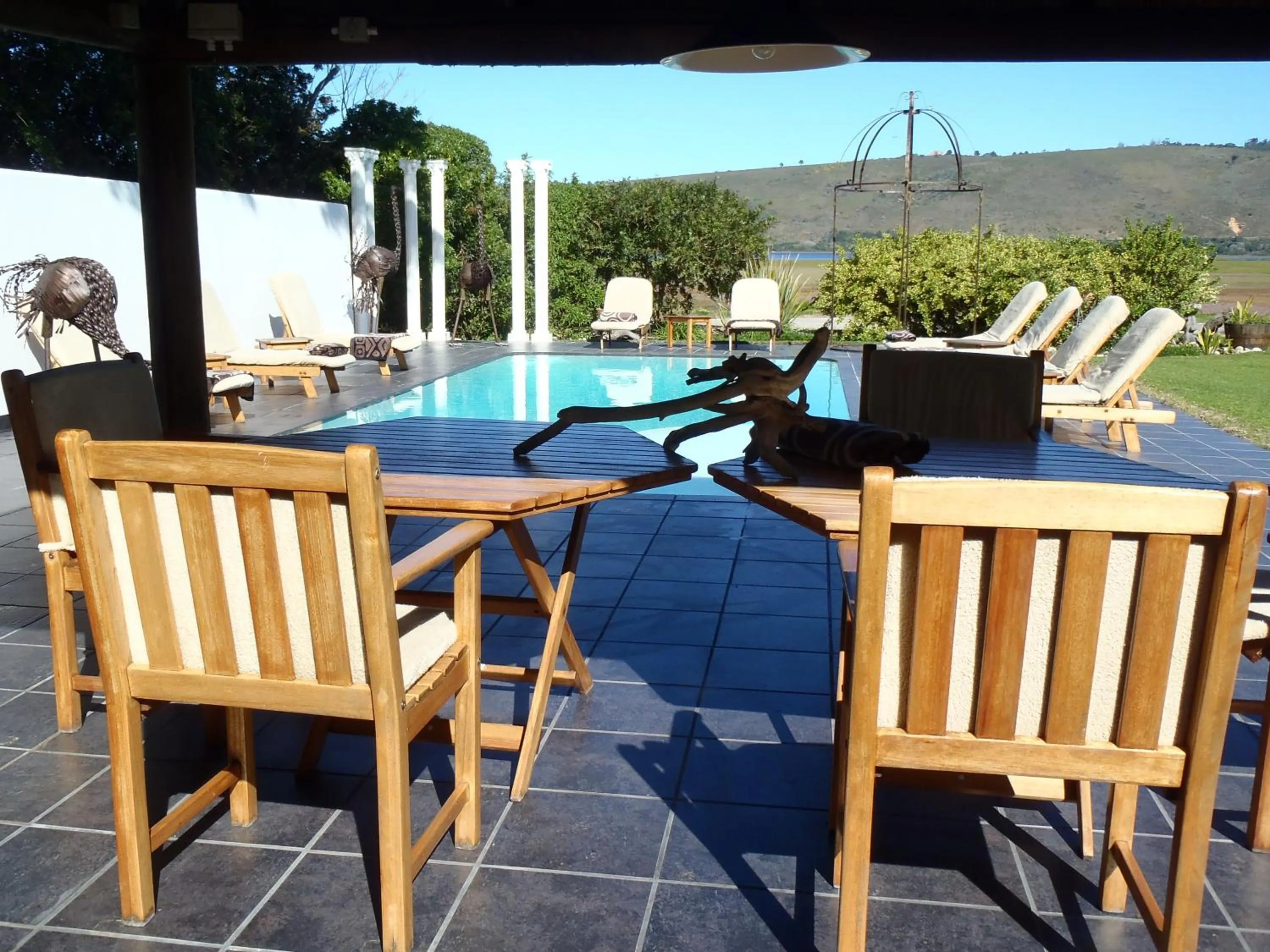 Swimming pool in Waterfront Lodge