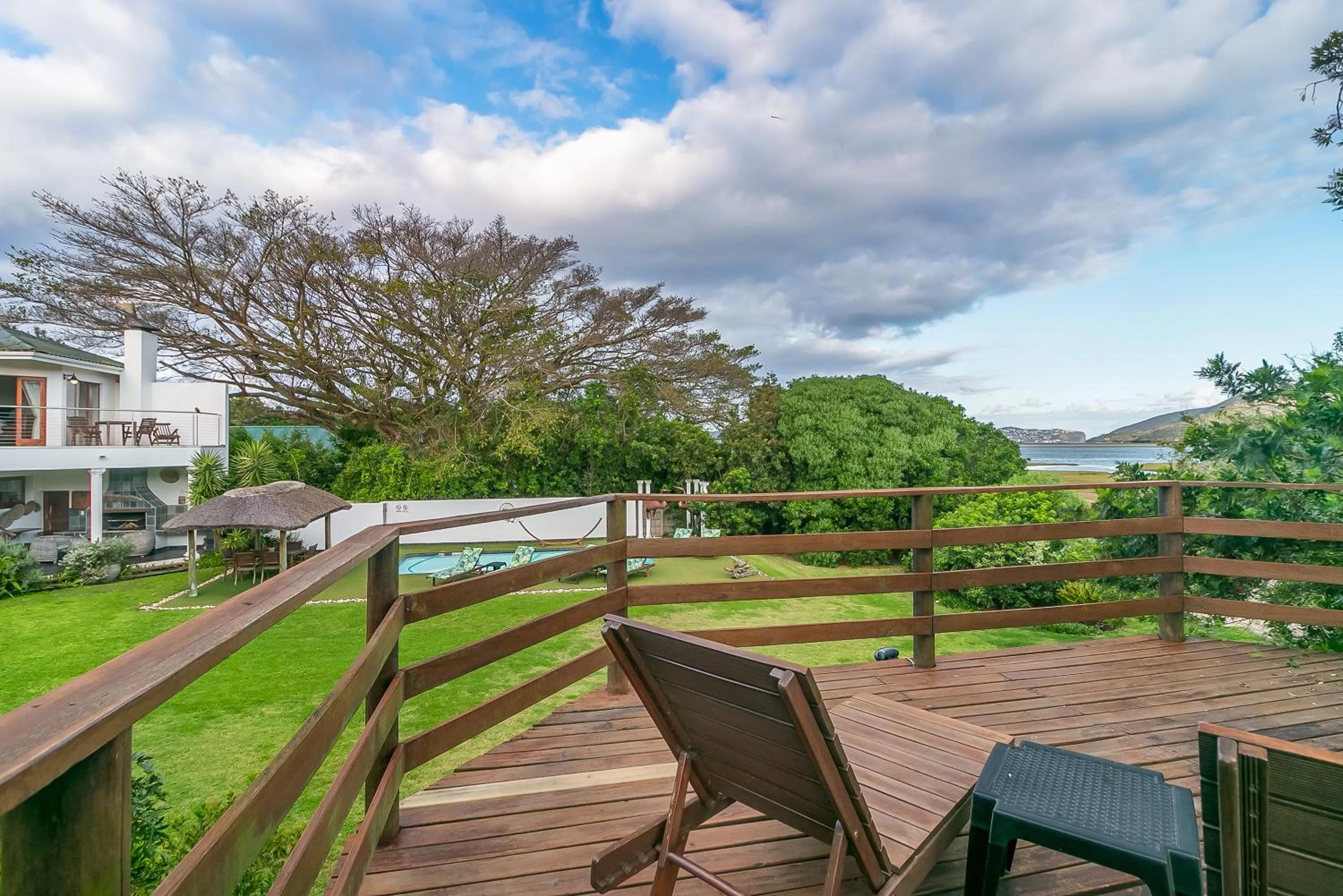 Patio in Waterfront Lodge
