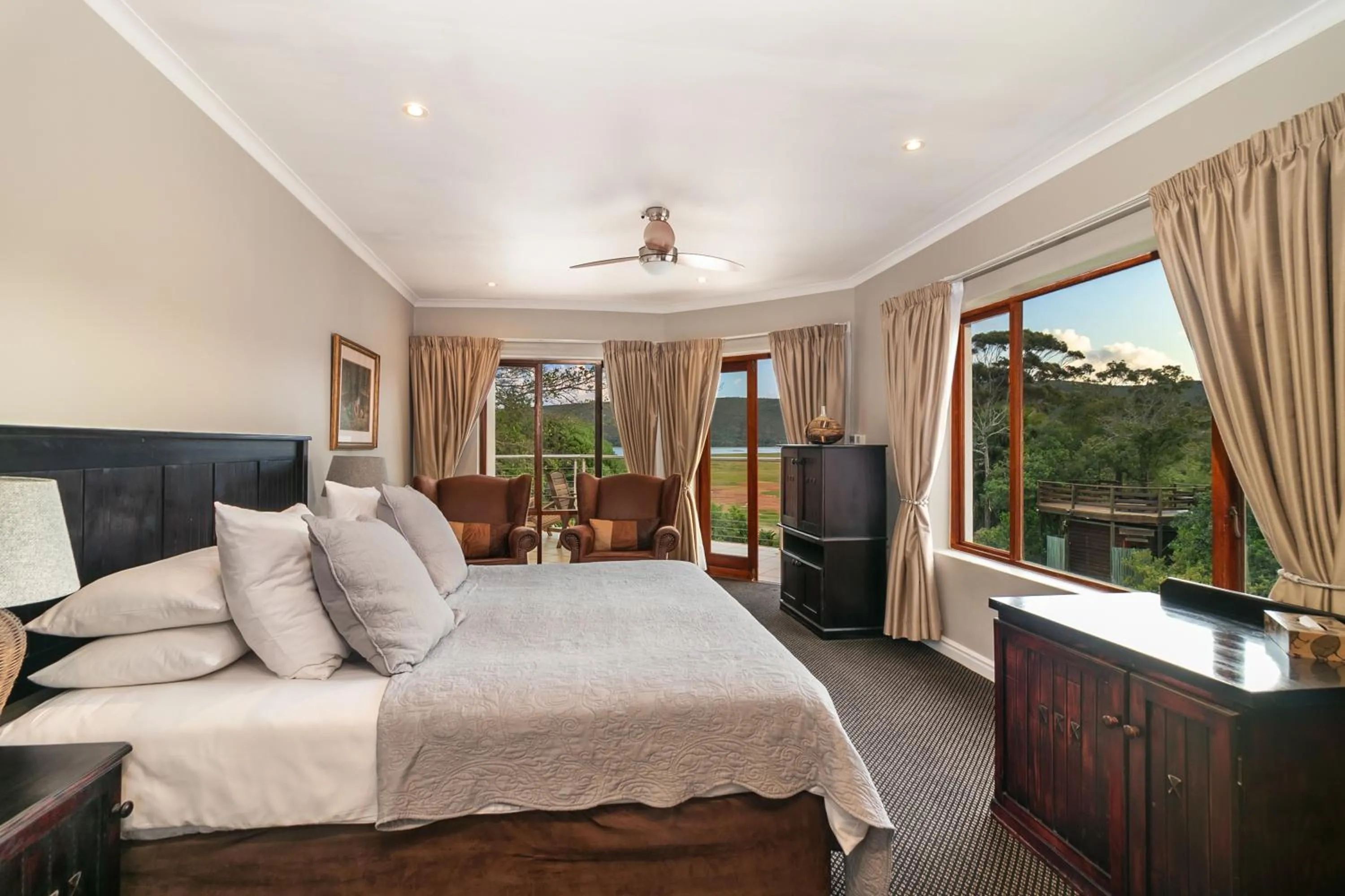 Bed in Waterfront Lodge