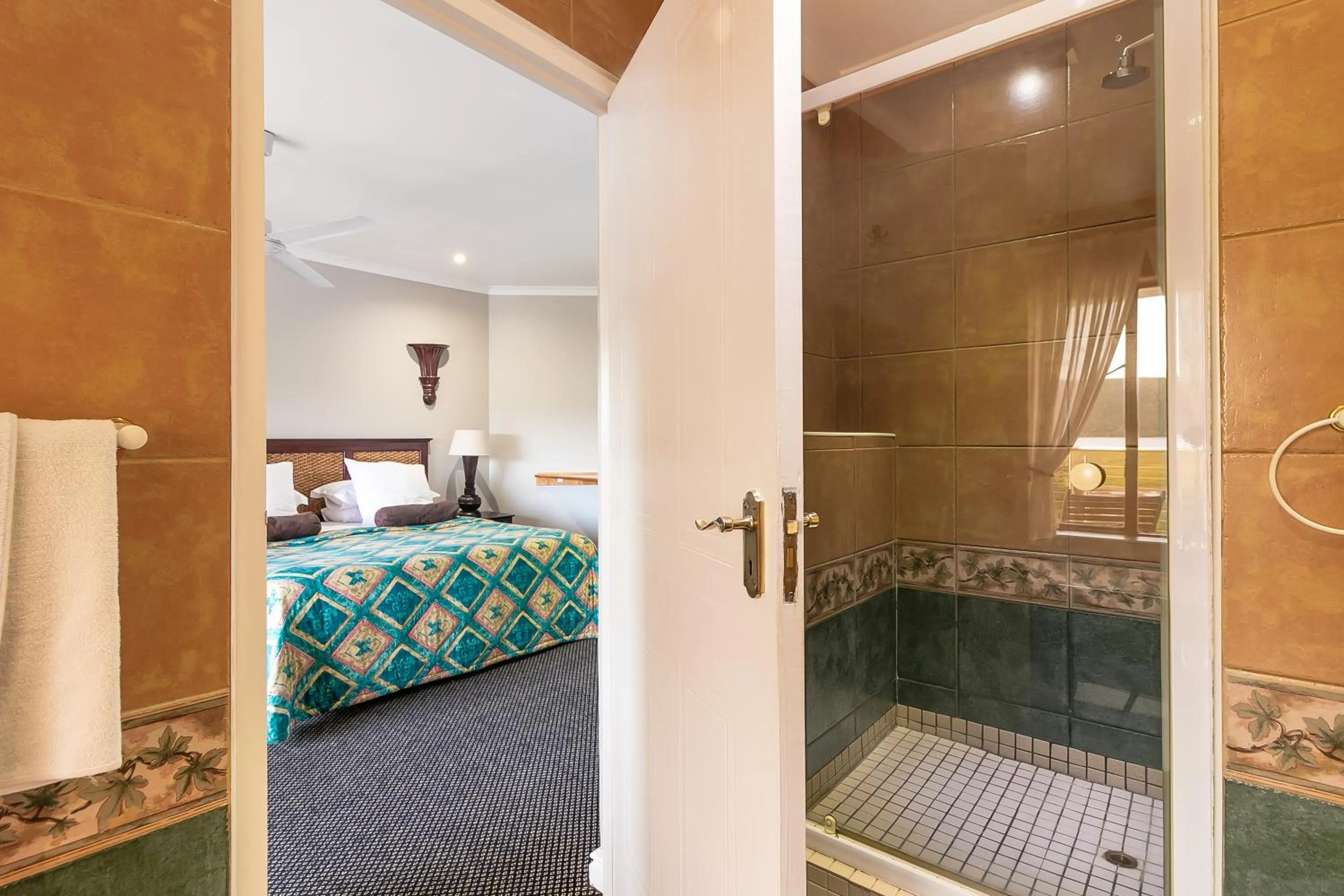 Bed in Waterfront Lodge