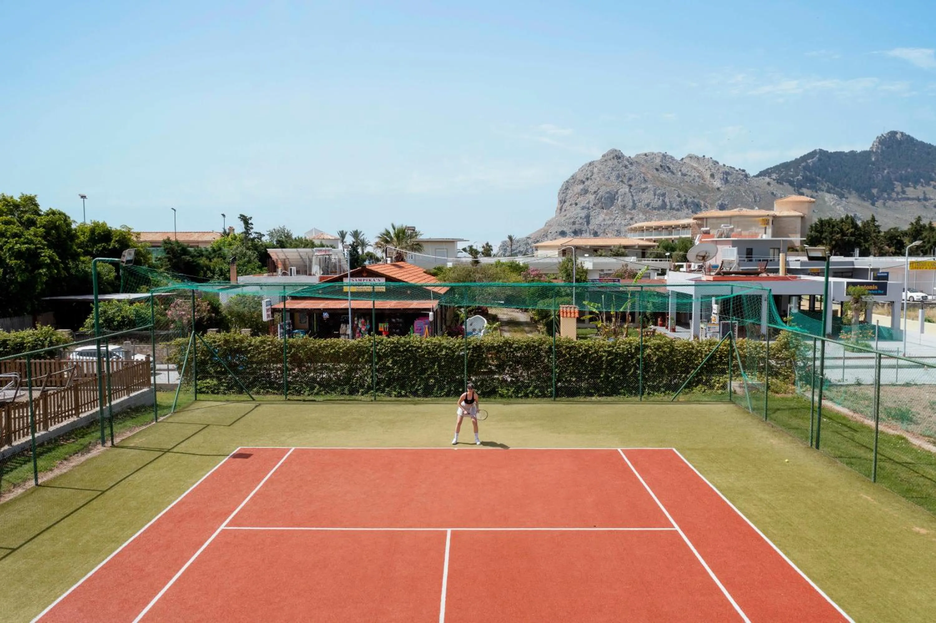 Tennis court in Leonardo Kolymbia Resort Rhodes