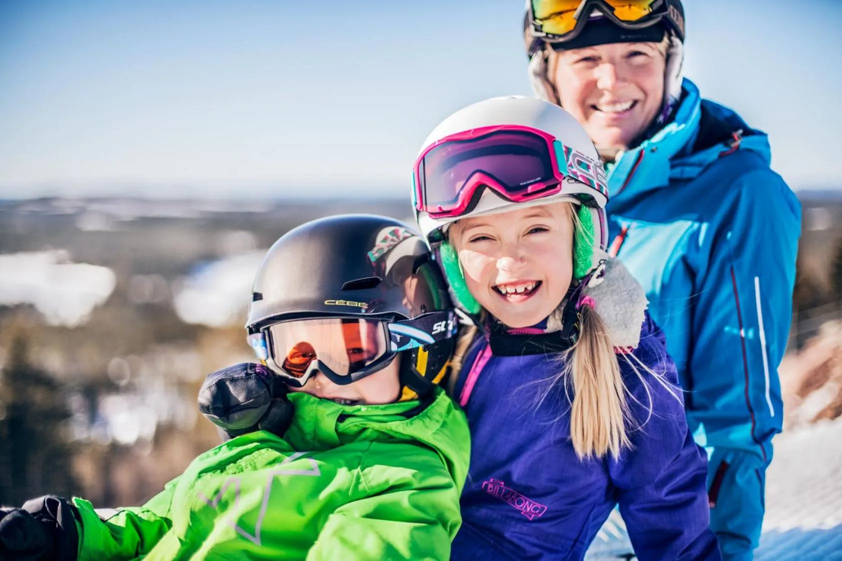 young children in Orsa Grönklitt
