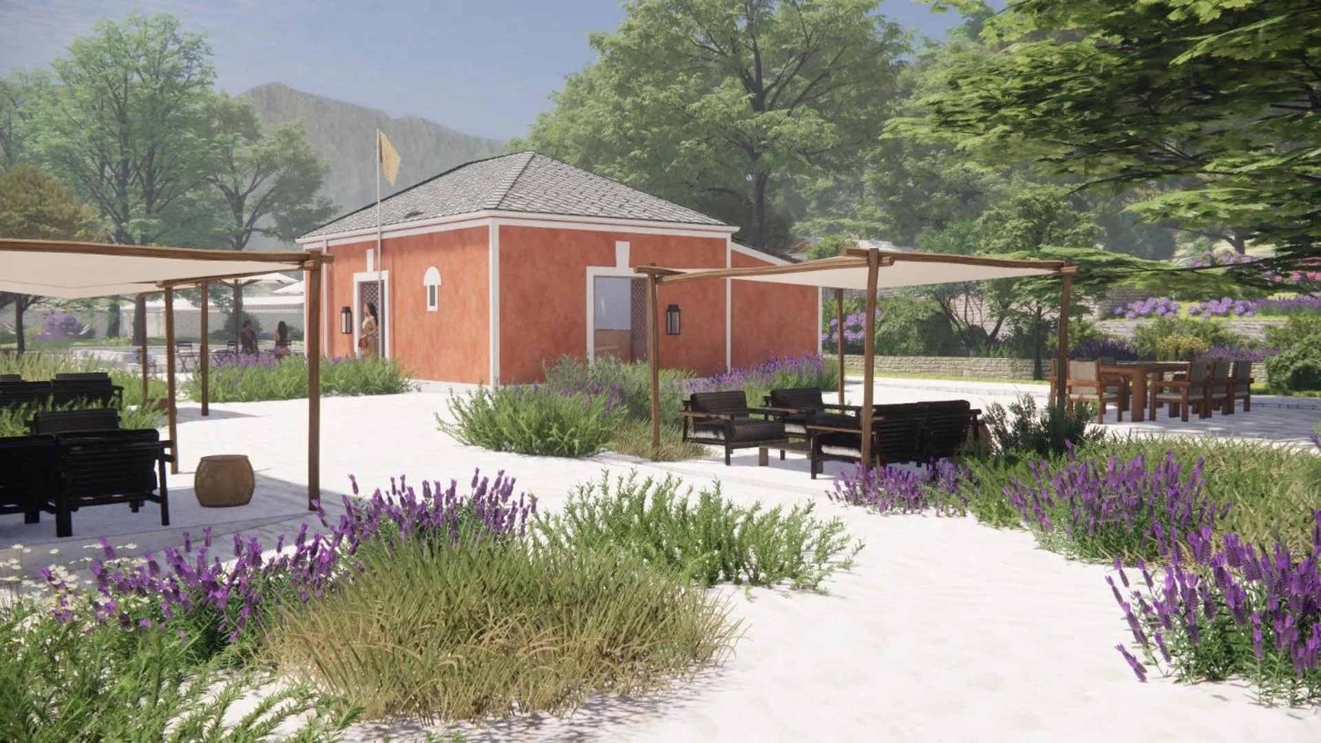 Lounge or bar in Makryammos