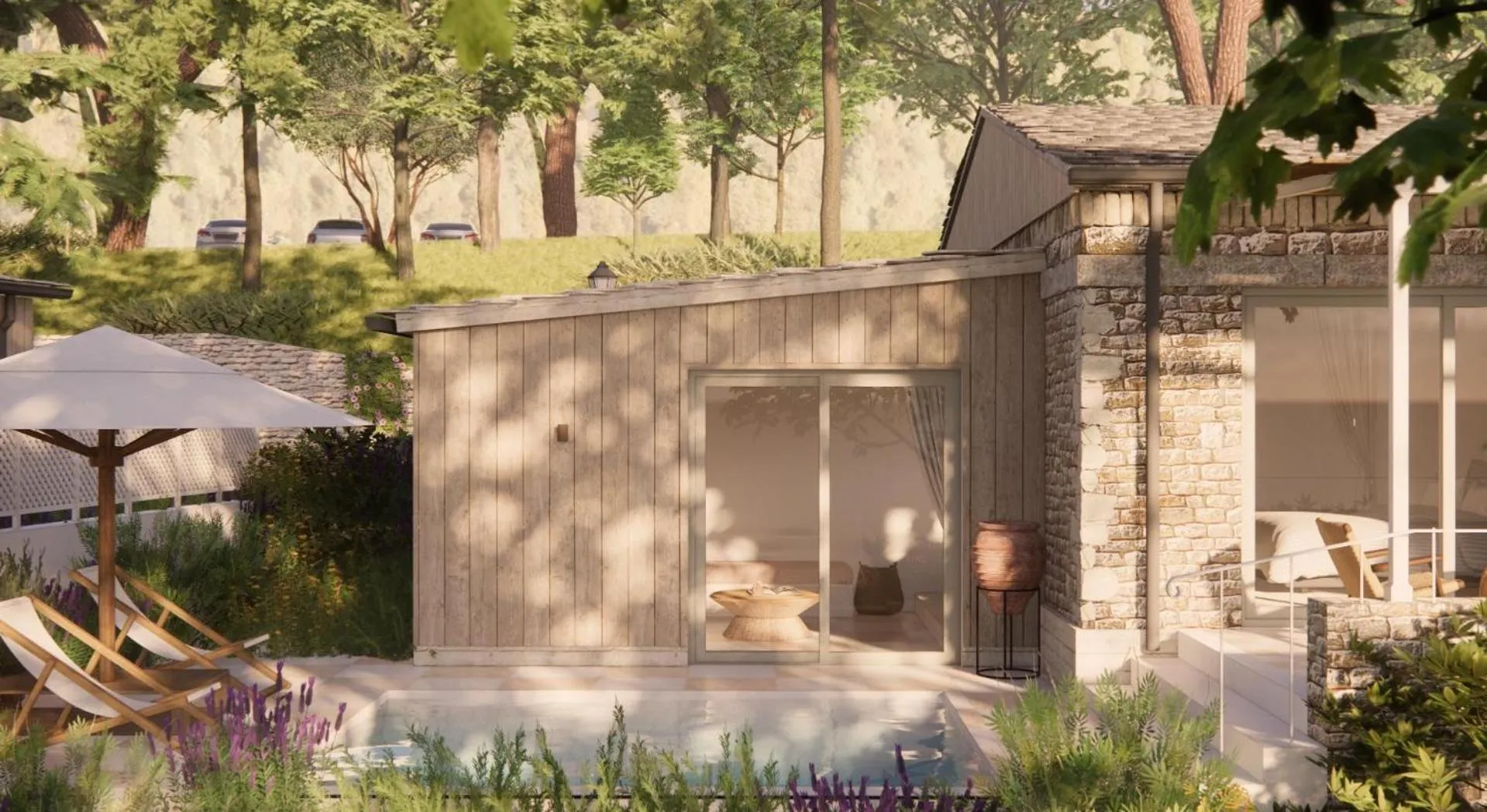 Photo of the whole room in Makryammos