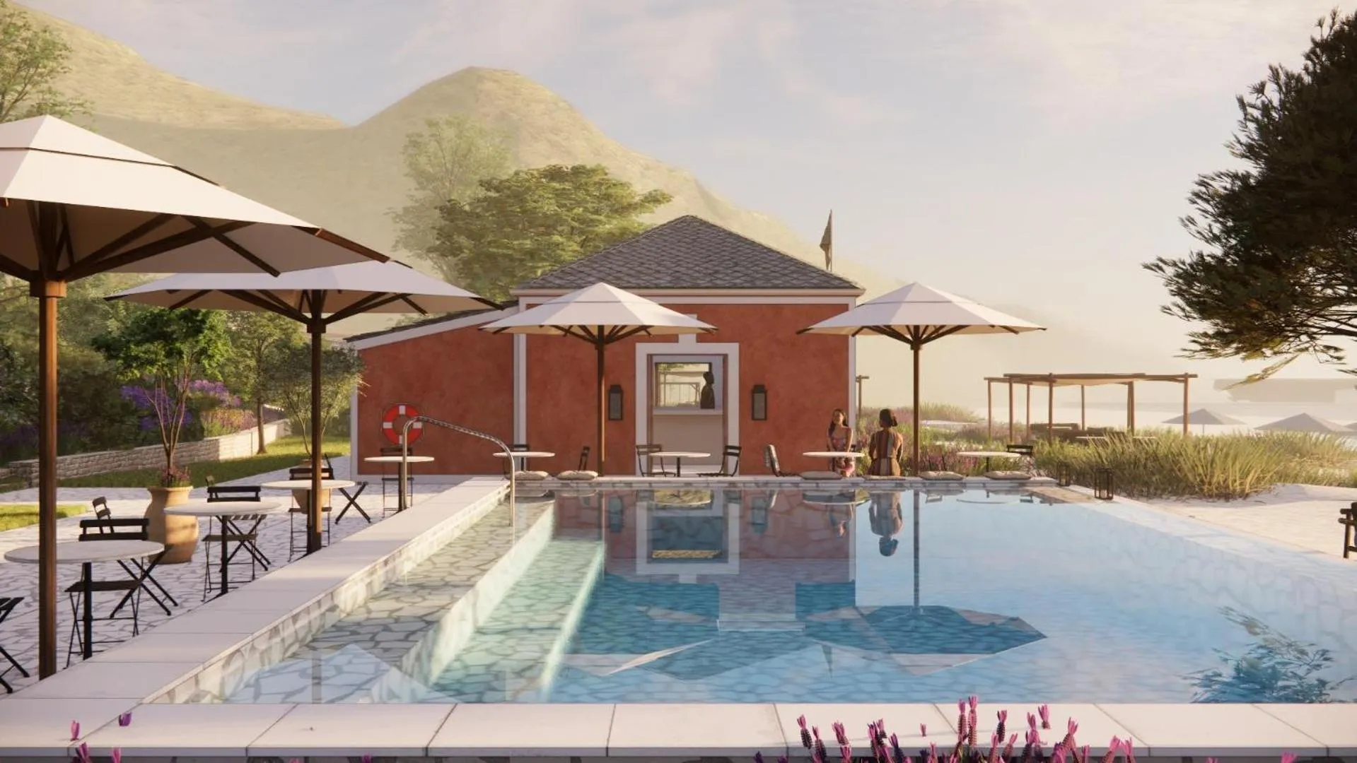 Lounge or bar in Makryammos