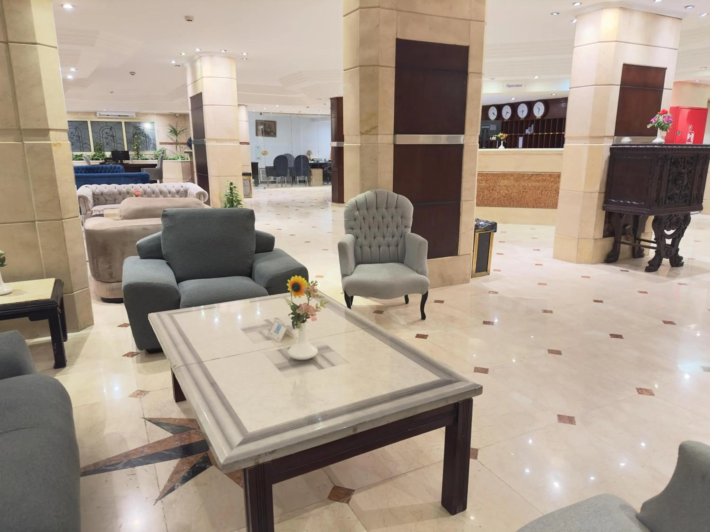 Lobby or reception in Aura Inn Hotel Cairo