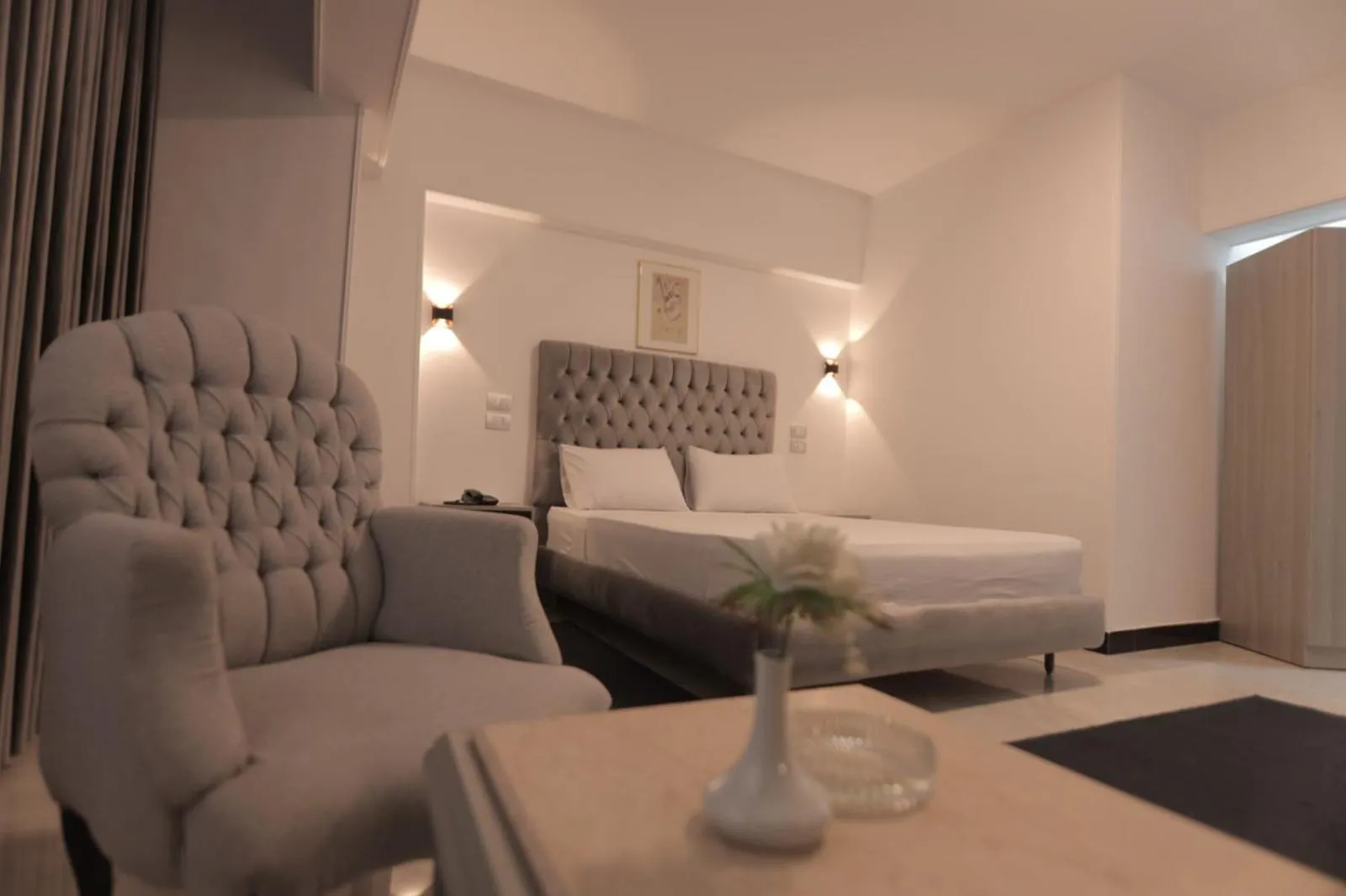 View (from property/room), Bed in Aura Inn Hotel Cairo