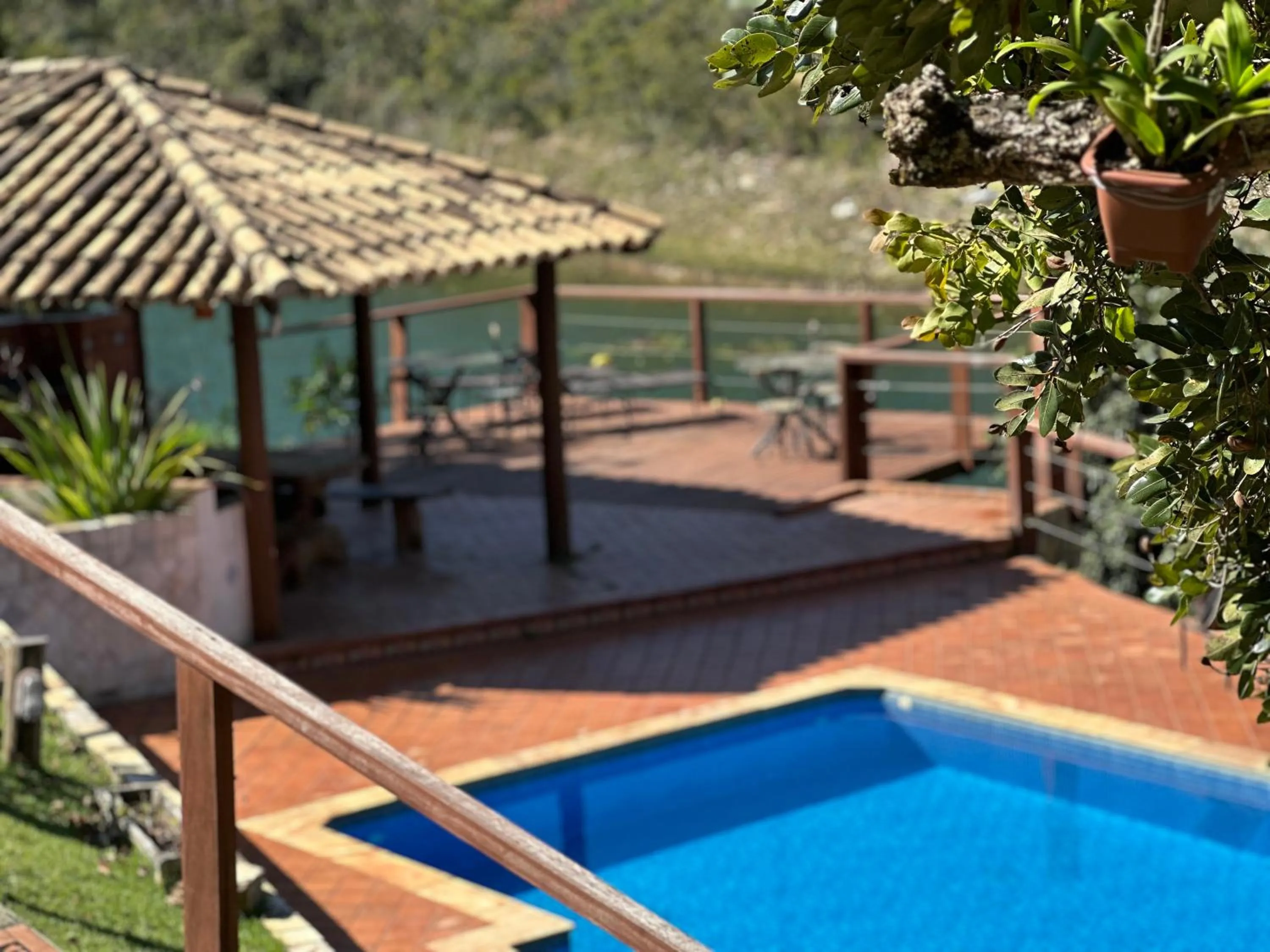 Swimming pool in Pousada Fecho da Serra