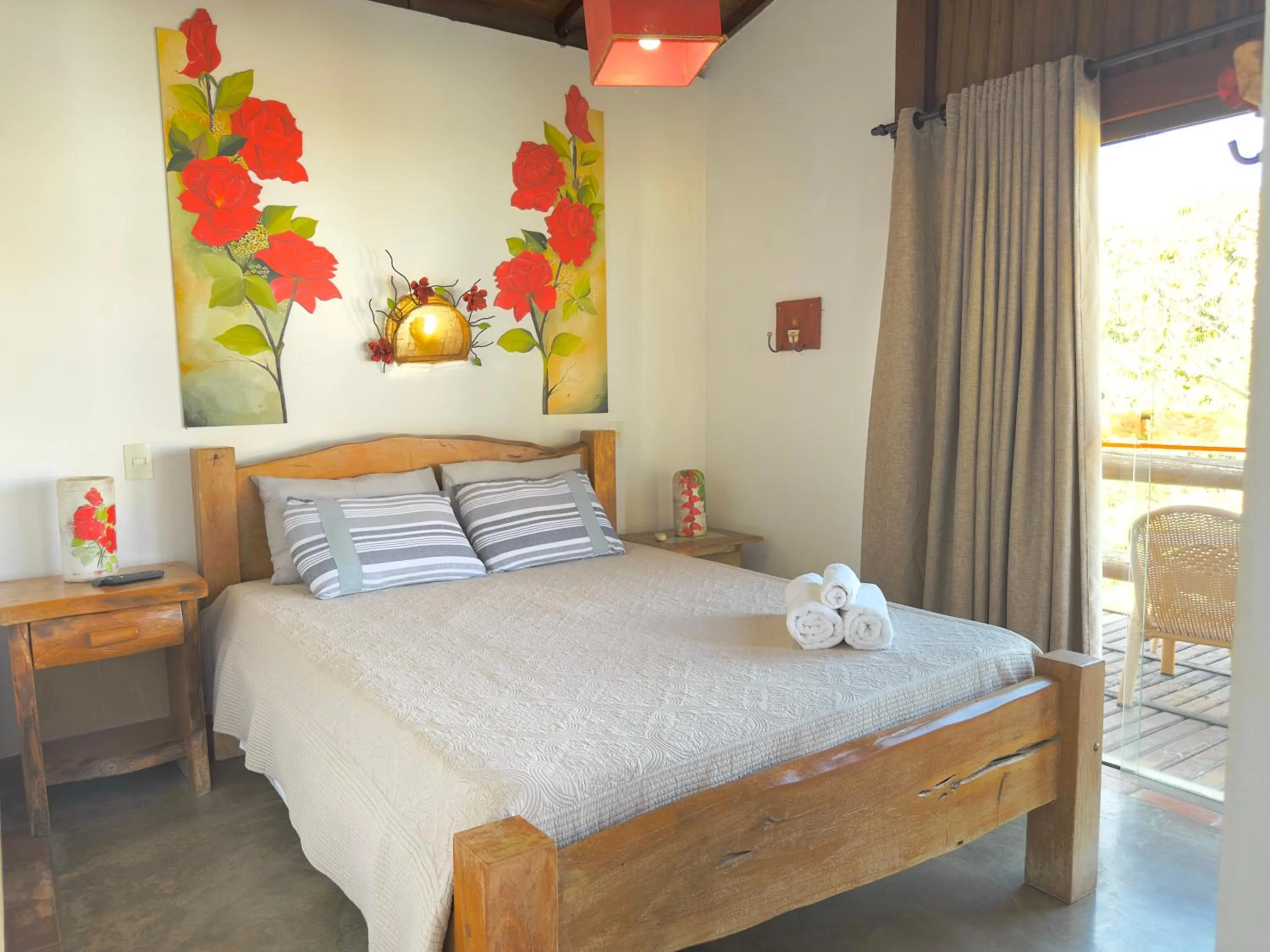 Photo of the whole room, Bed in Pousada Fecho da Serra