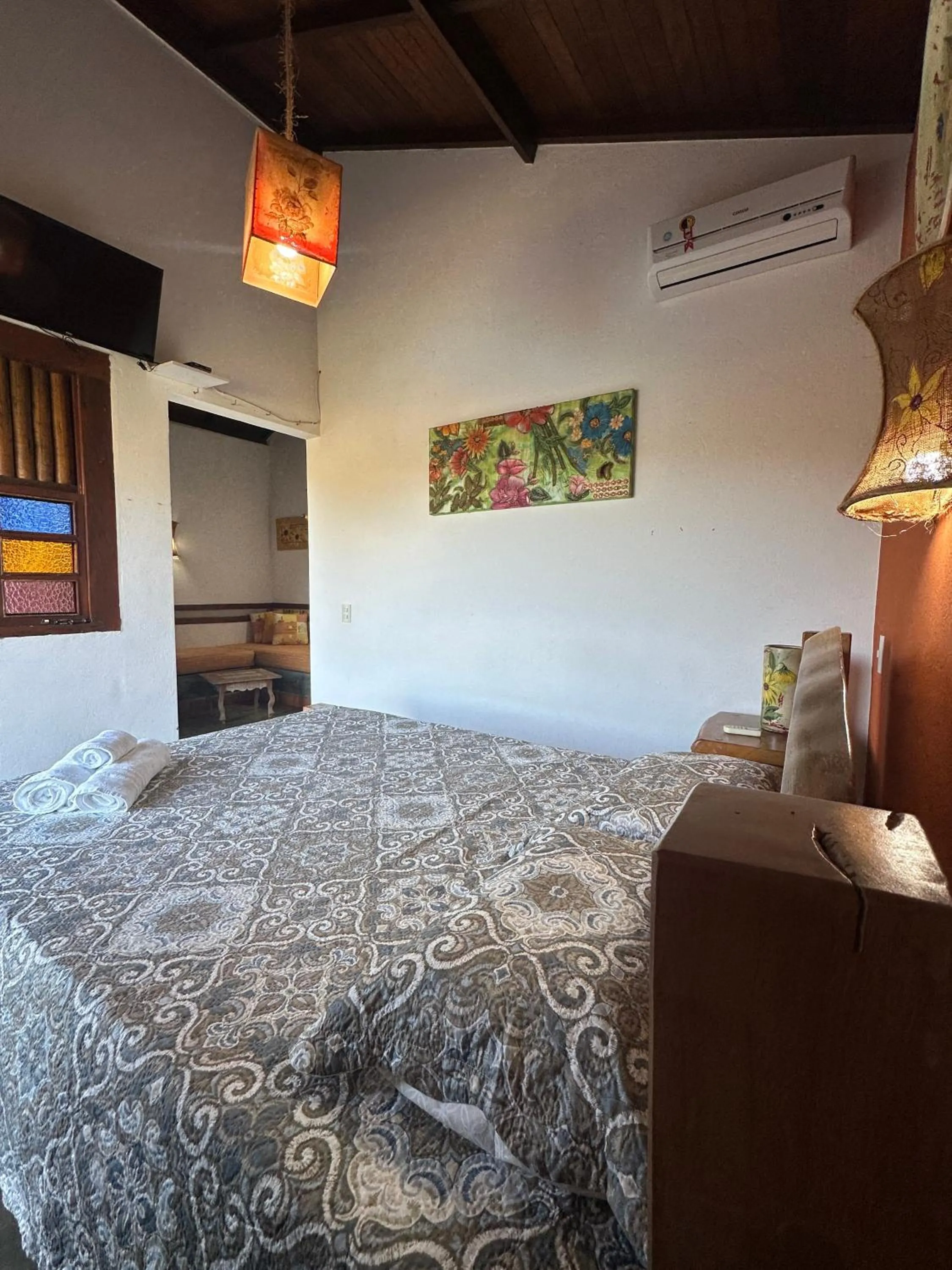 Photo of the whole room, Bed in Pousada Fecho da Serra