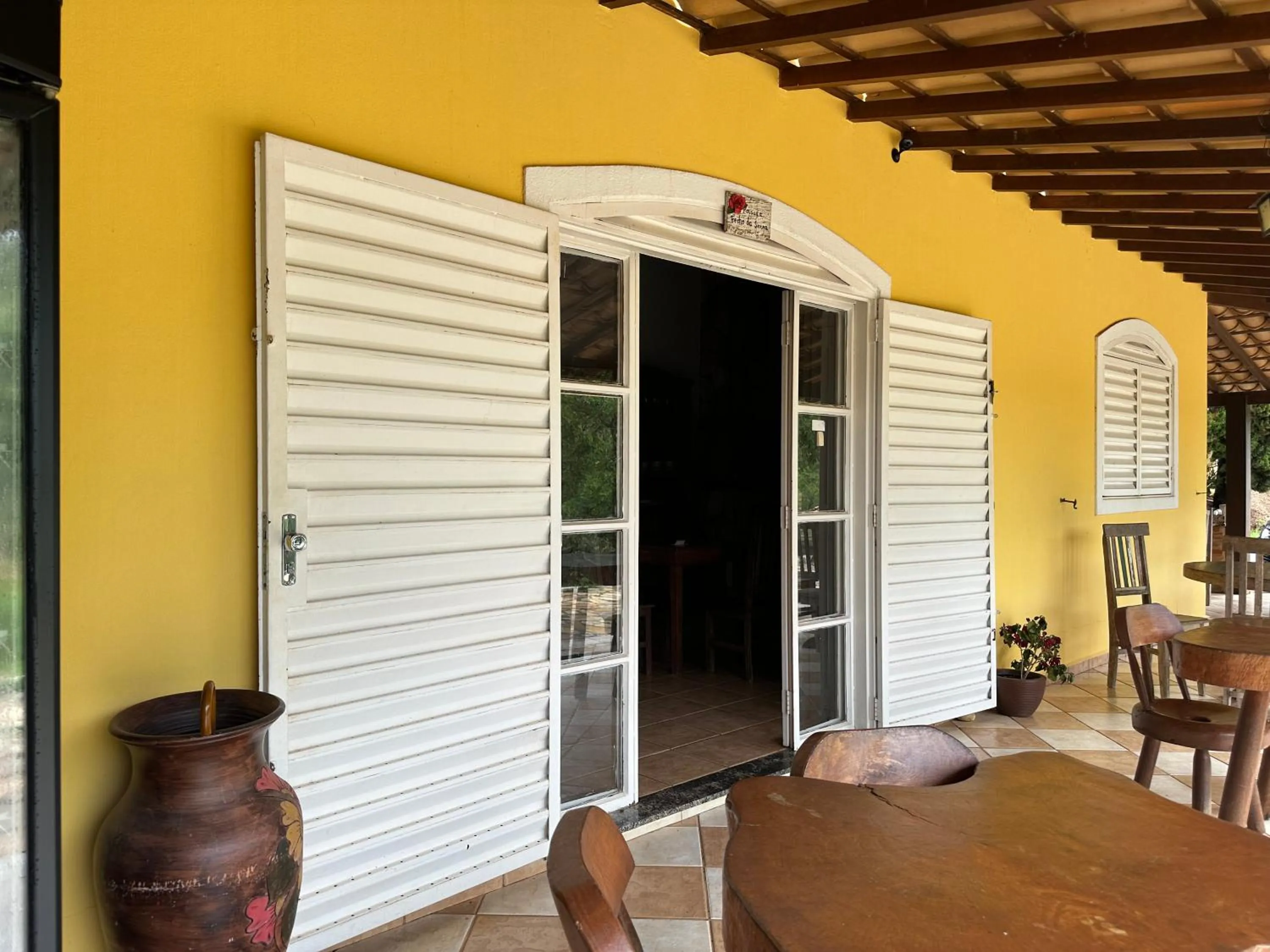 Patio in Pousada Fecho da Serra