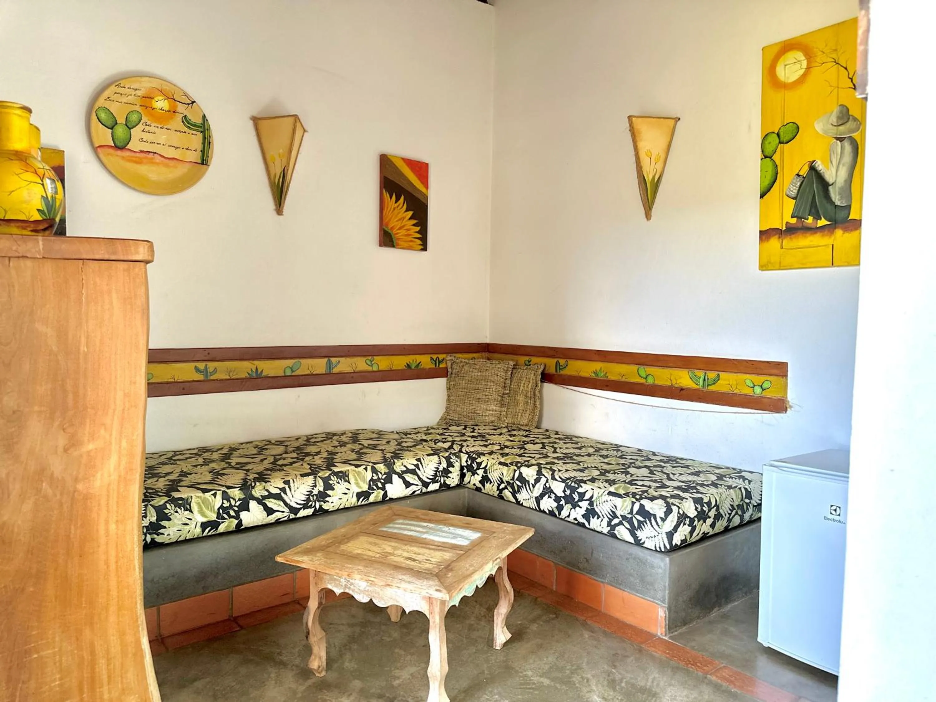 Bed in Pousada Fecho da Serra