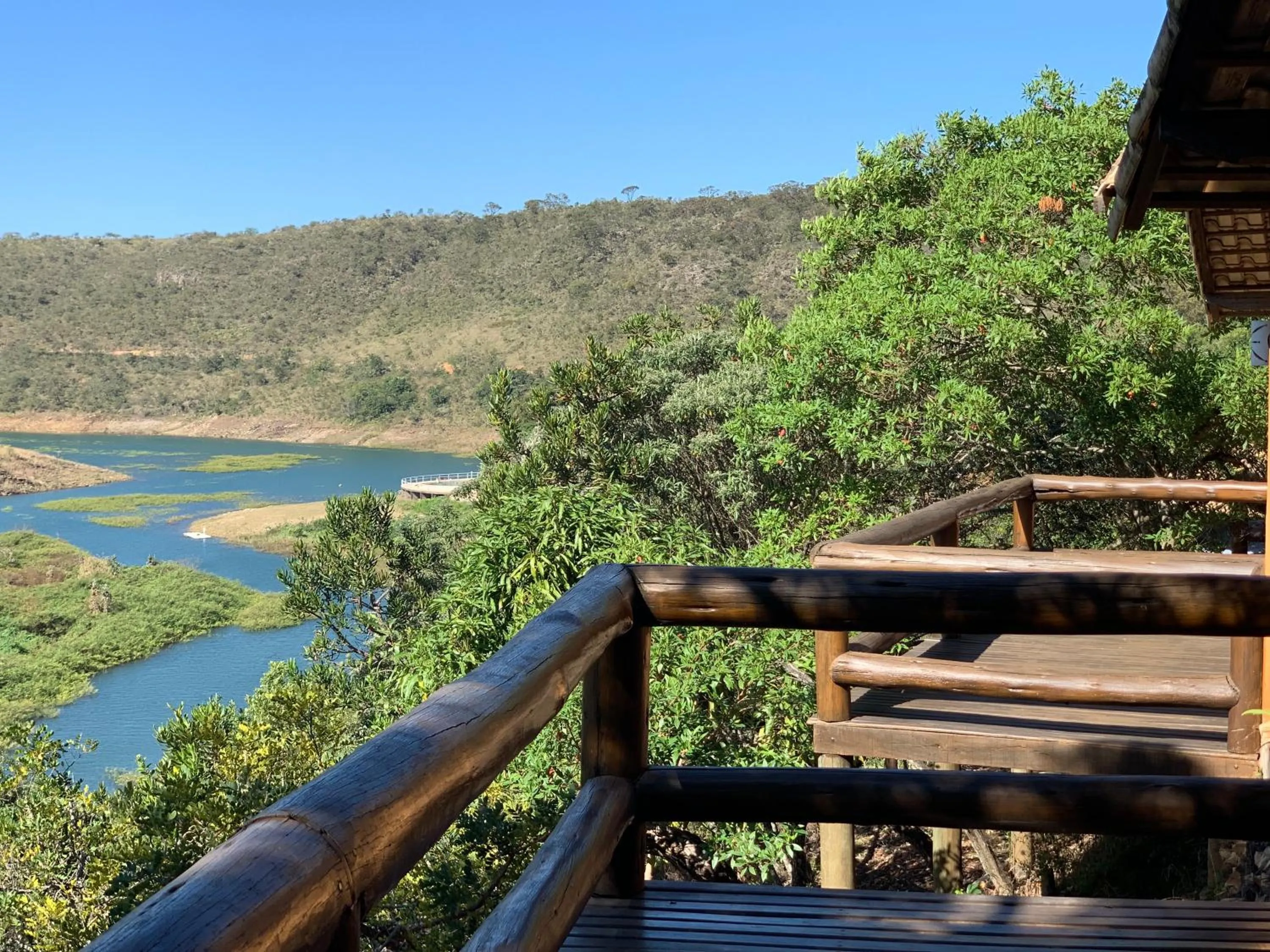 Lake view in Pousada Fecho da Serra