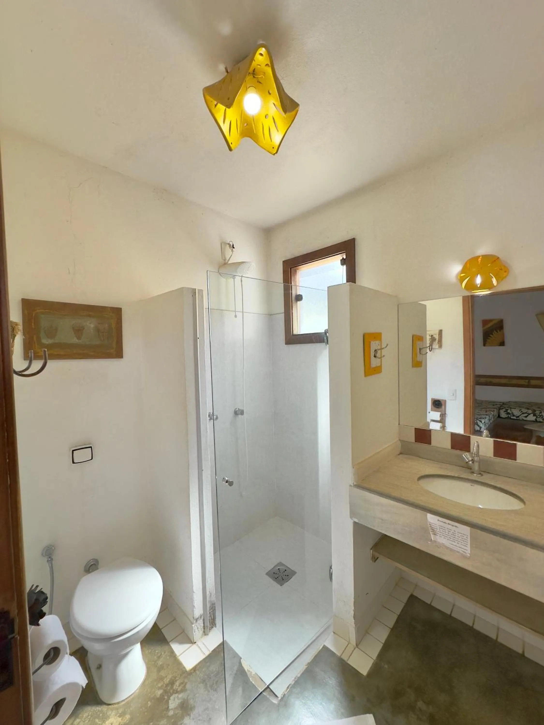 Shower in Pousada Fecho da Serra