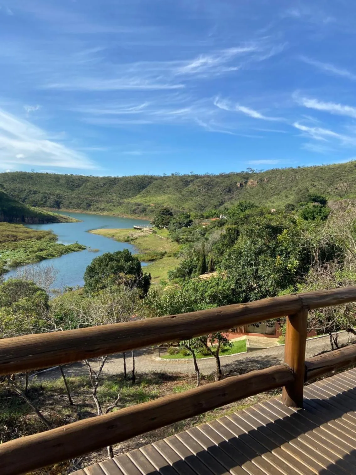 Lake view in Pousada Fecho da Serra