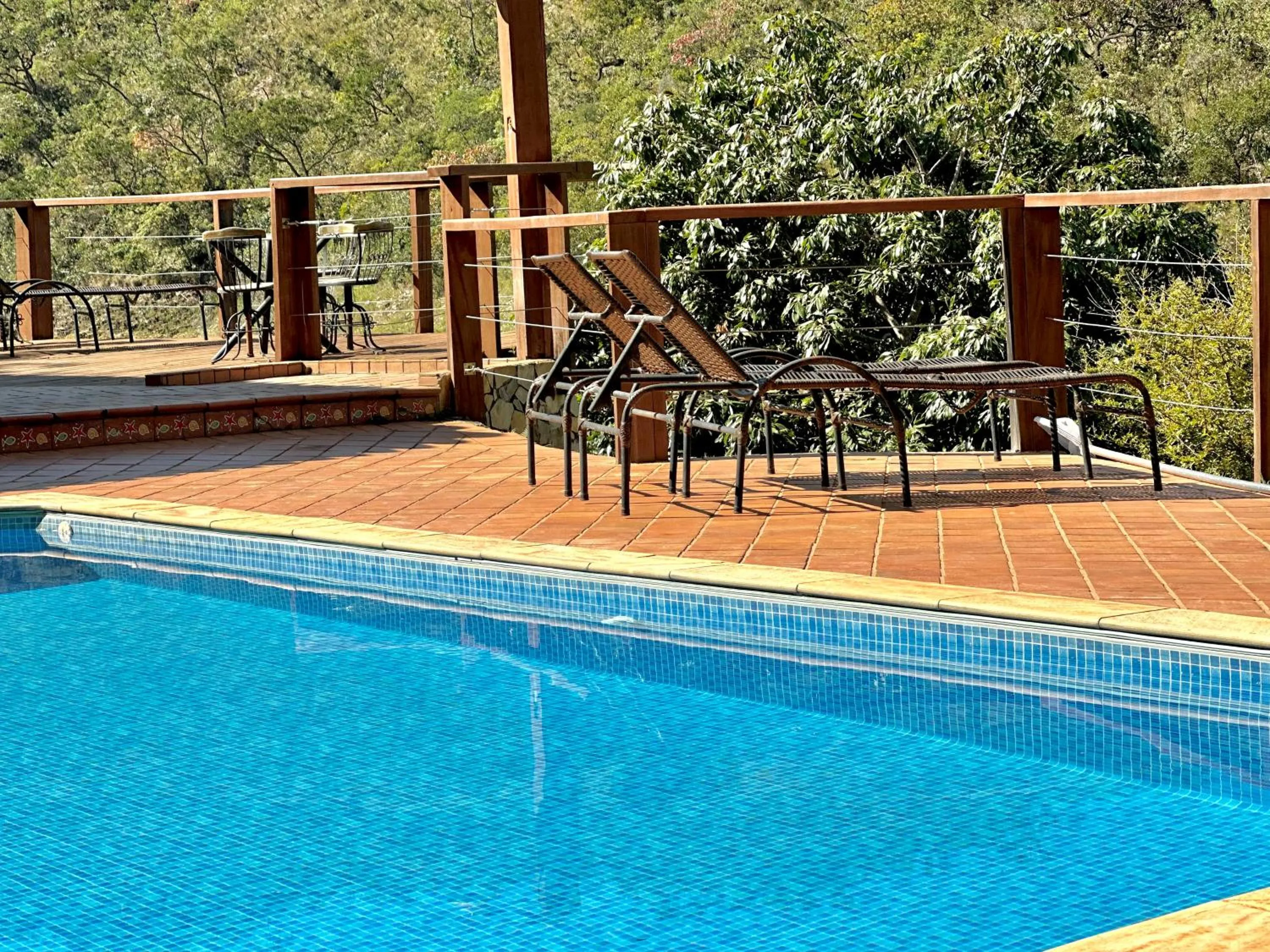 Swimming pool in Pousada Fecho da Serra