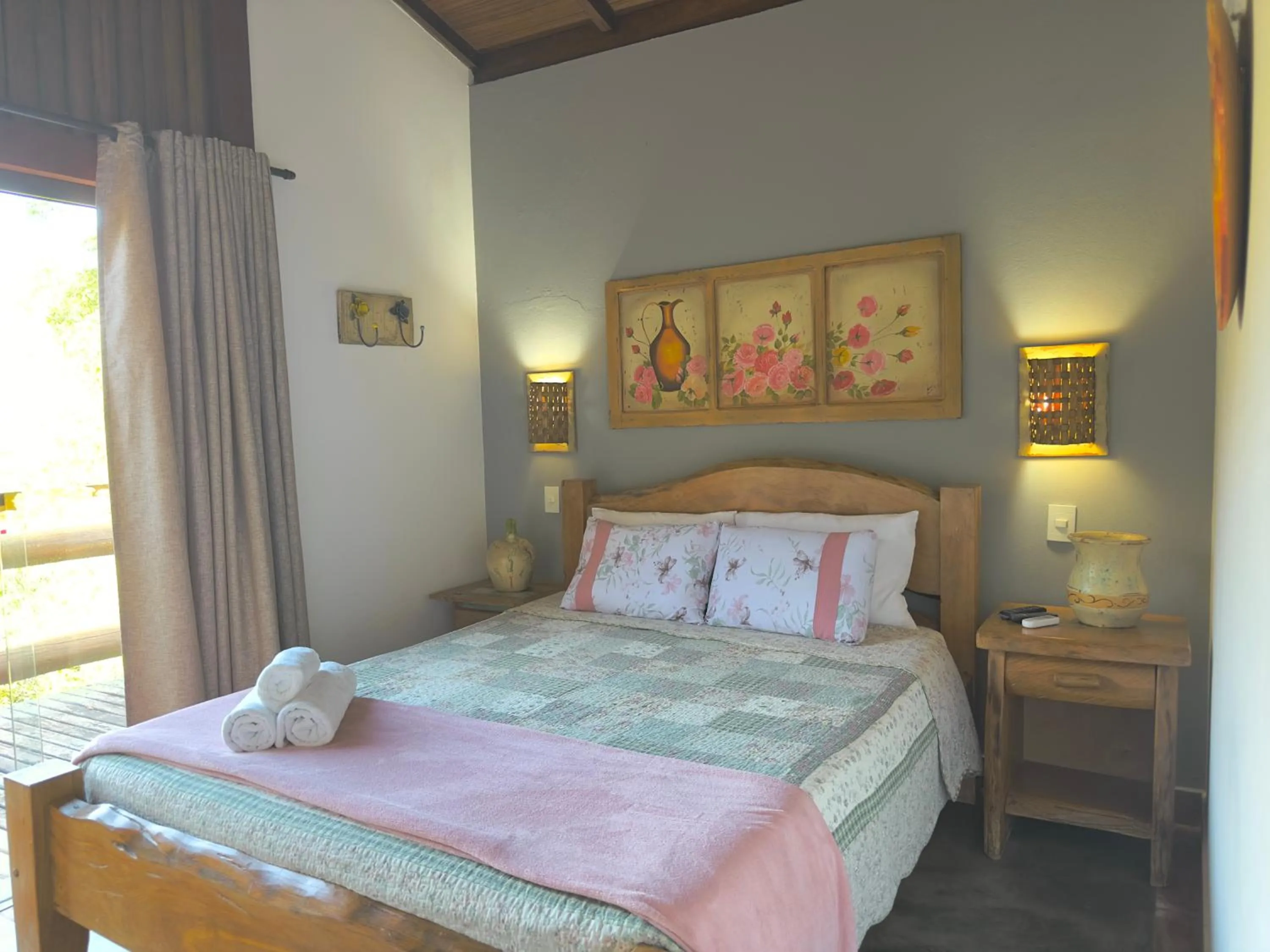 Bed in Pousada Fecho da Serra