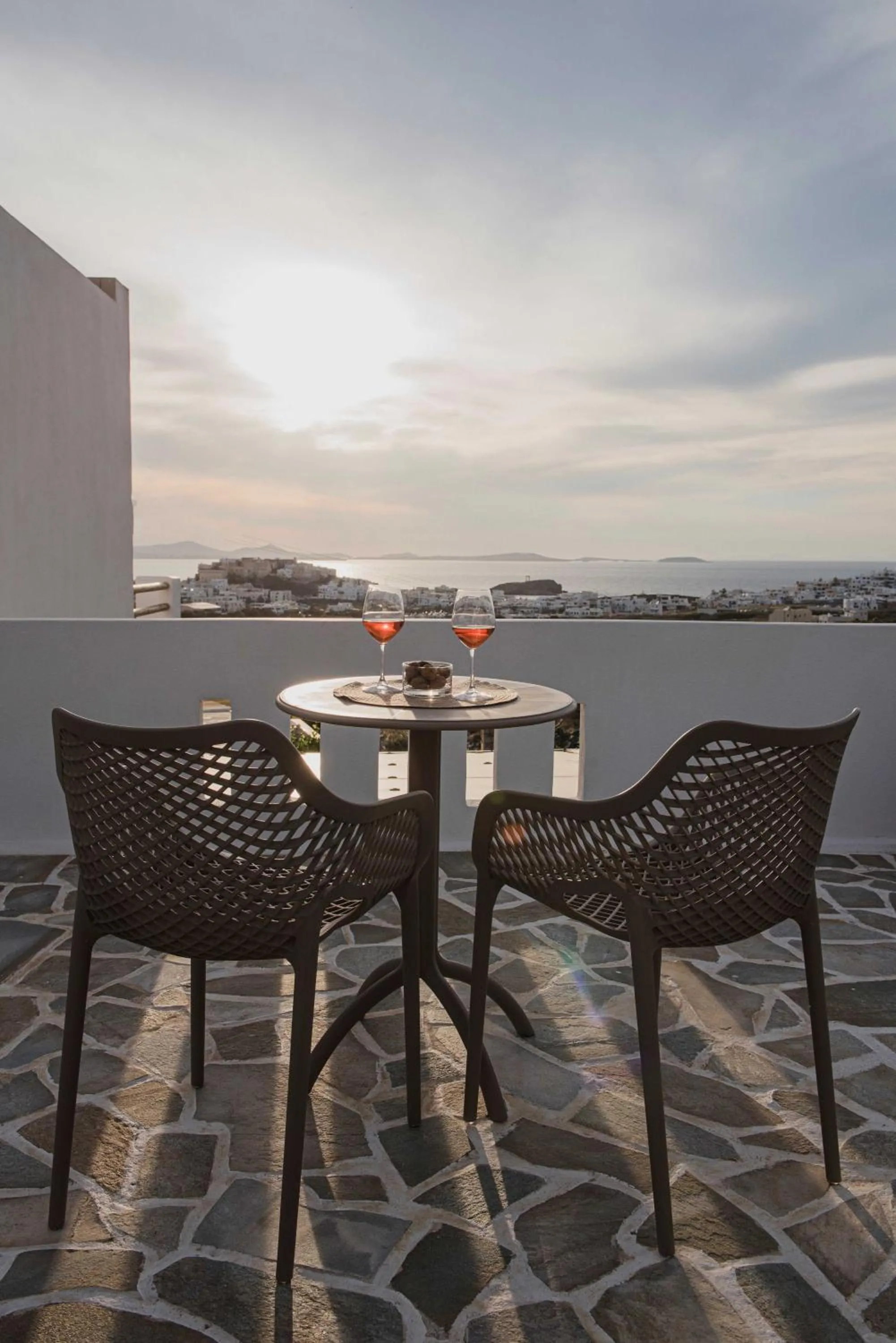 Patio in Petros Studios & Suites