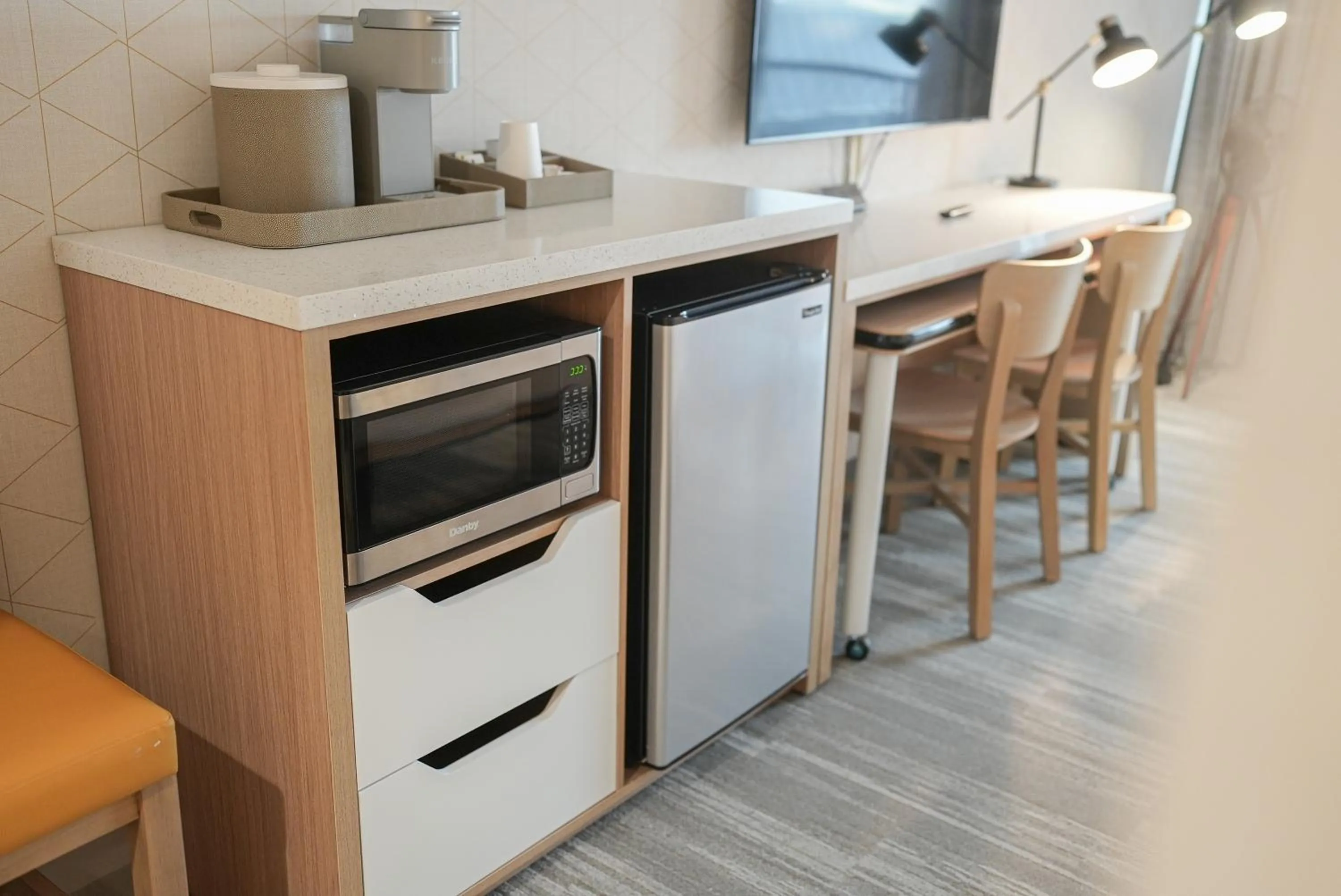 minibar in The Boulevard Hotel