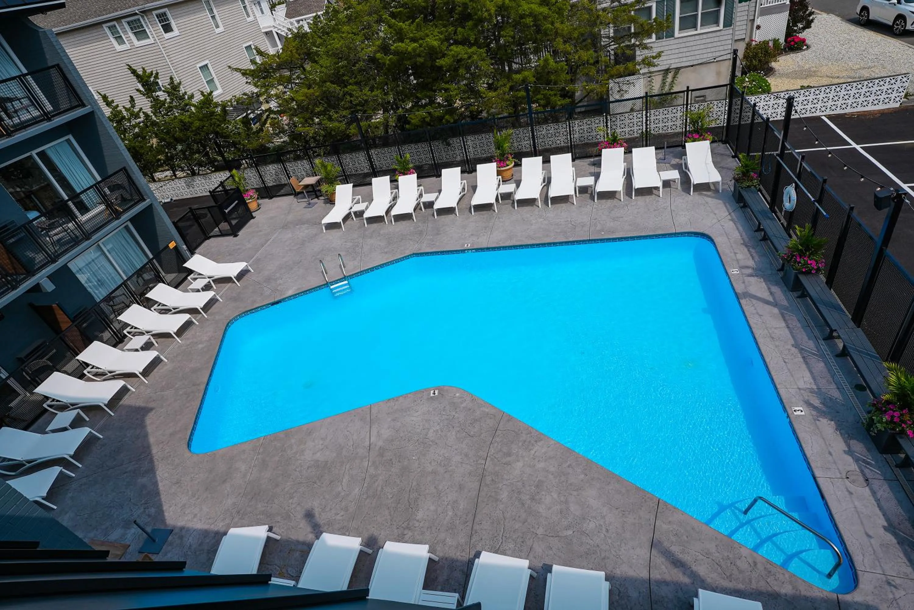 Swimming pool in The Boulevard Hotel