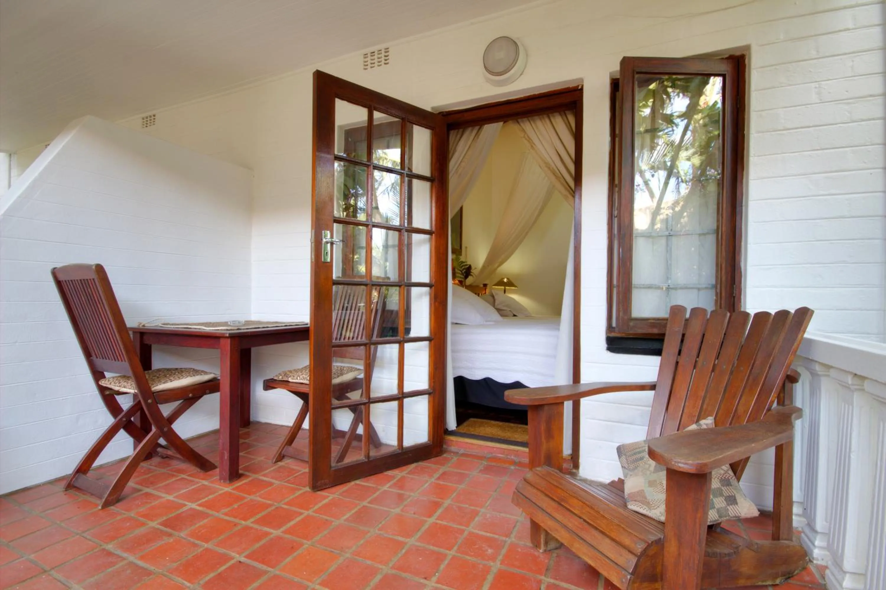 Patio in St. Lucia Wetlands Guest House