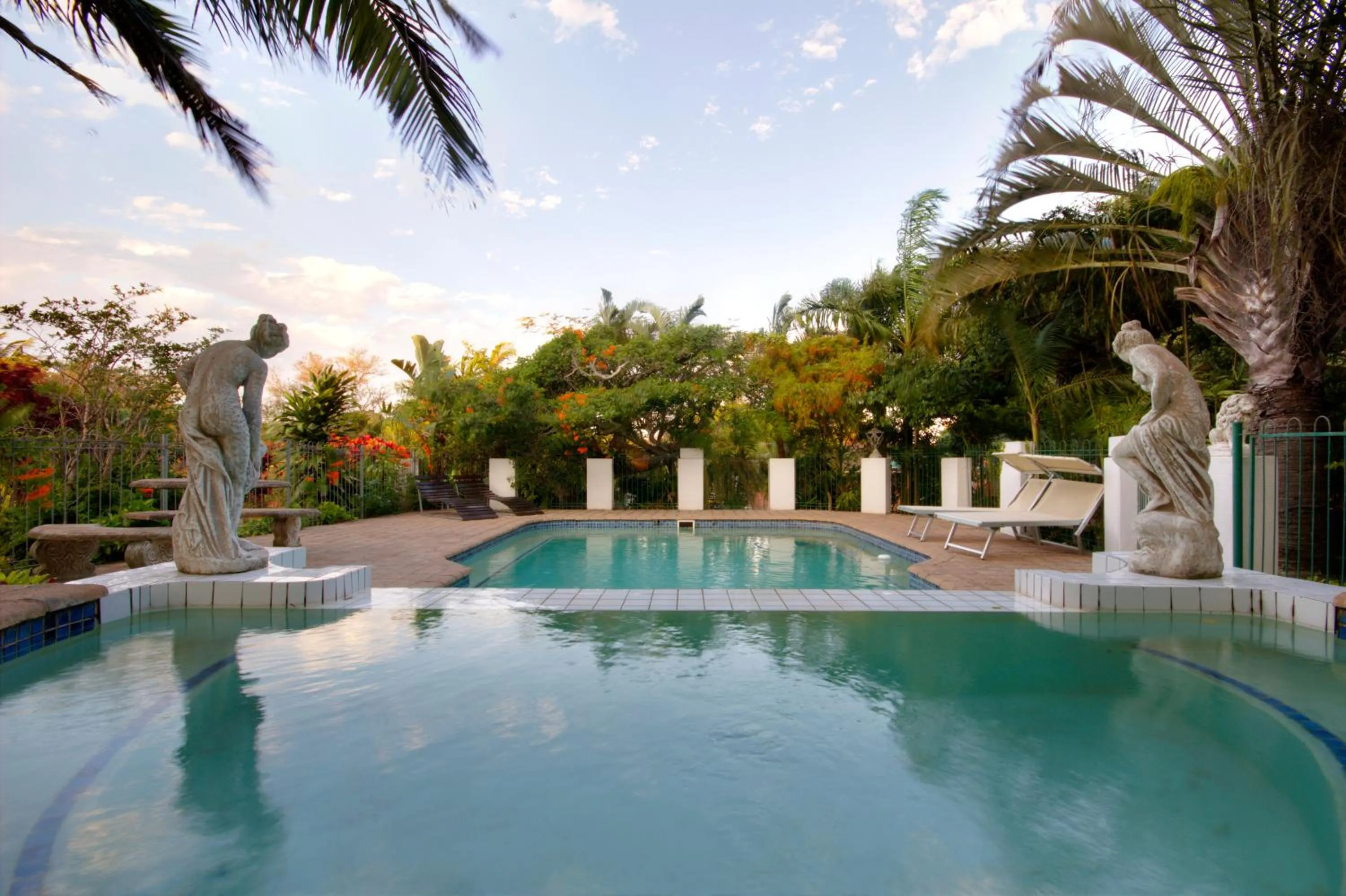 Swimming pool in St. Lucia Wetlands Guest House