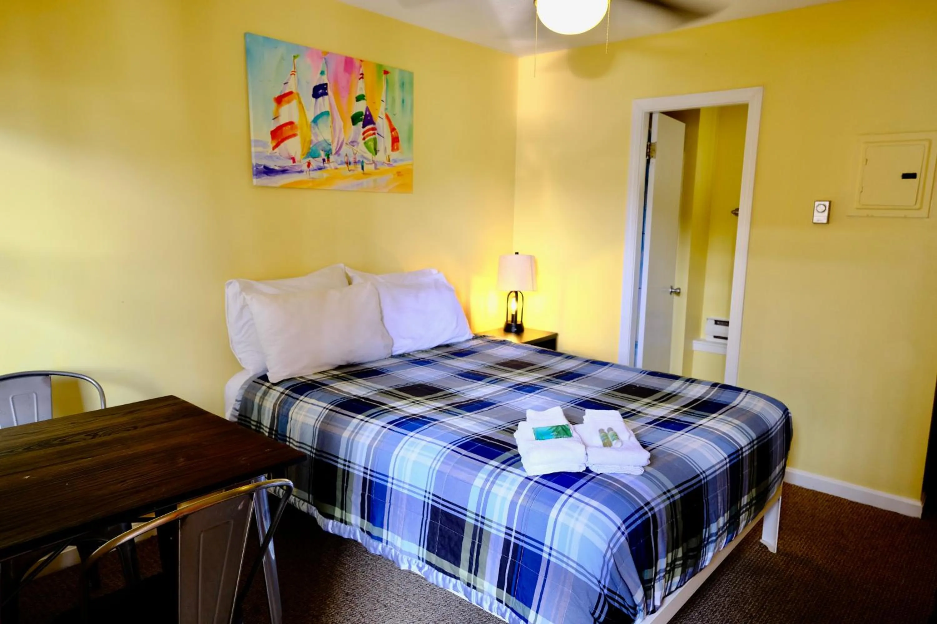 Bed in Dock House Inn