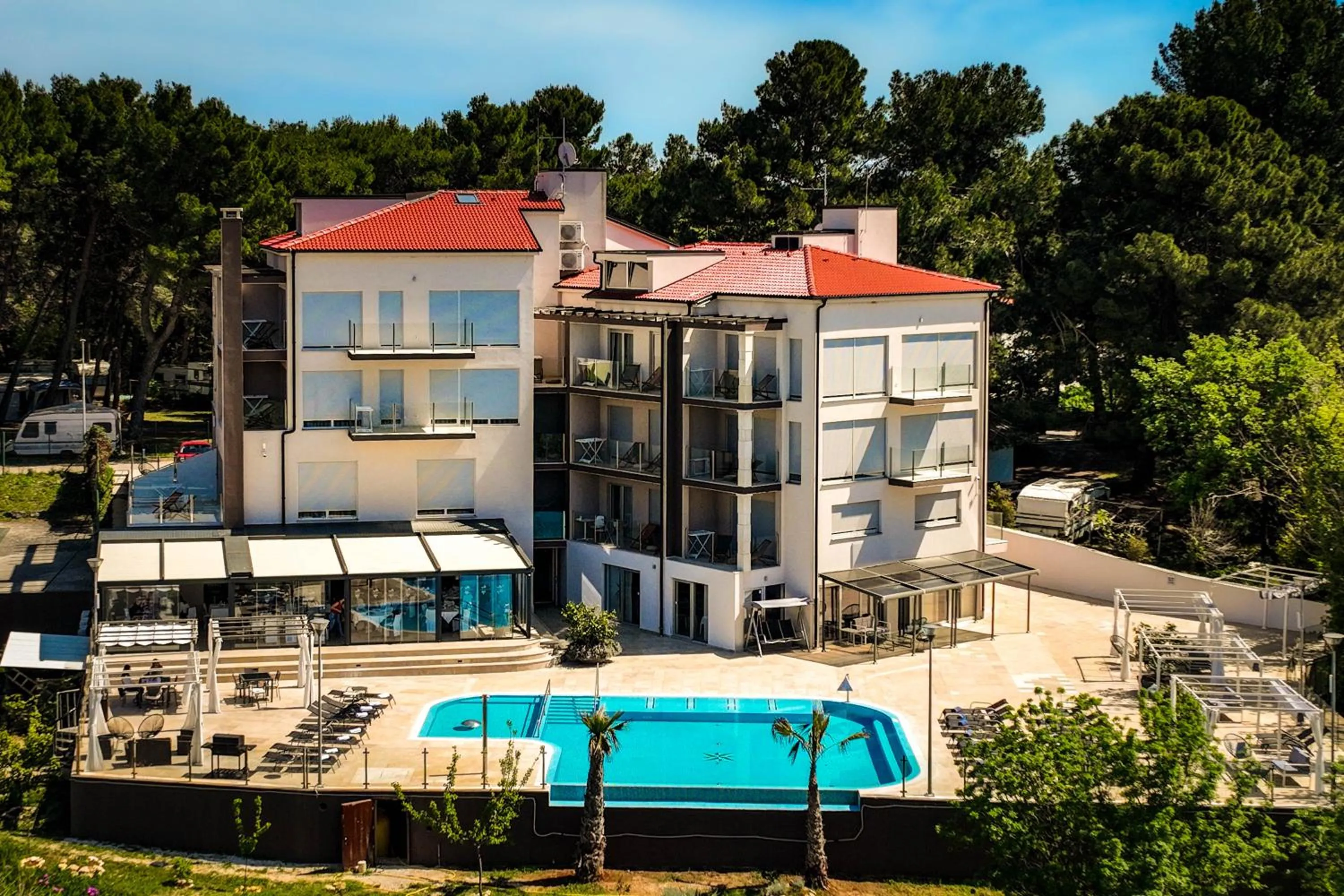 Property building in Premantura Resort - Hotel & Restaurant