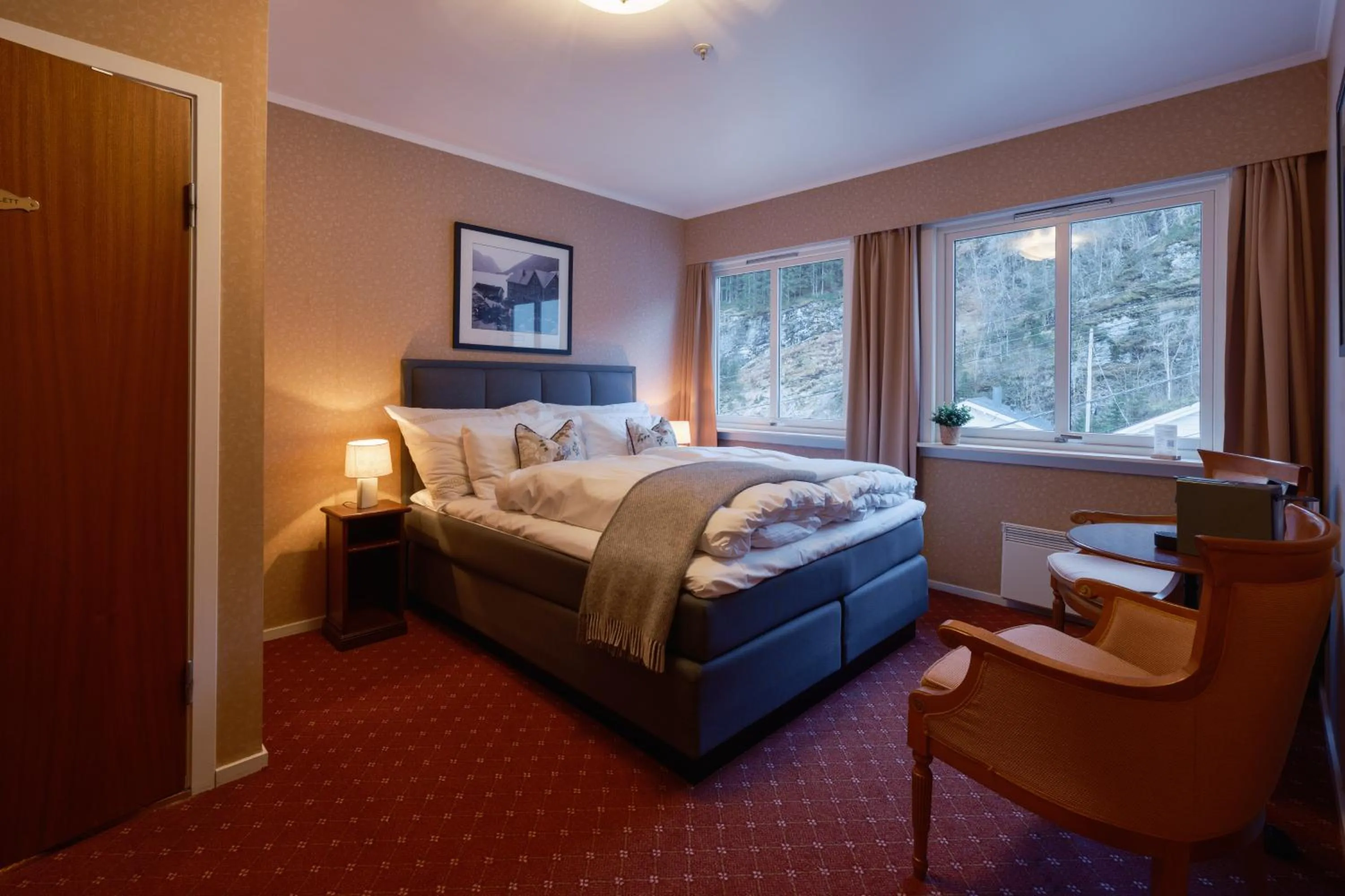 Bed in Hotel Utsikten - by Classic Norway Hotels