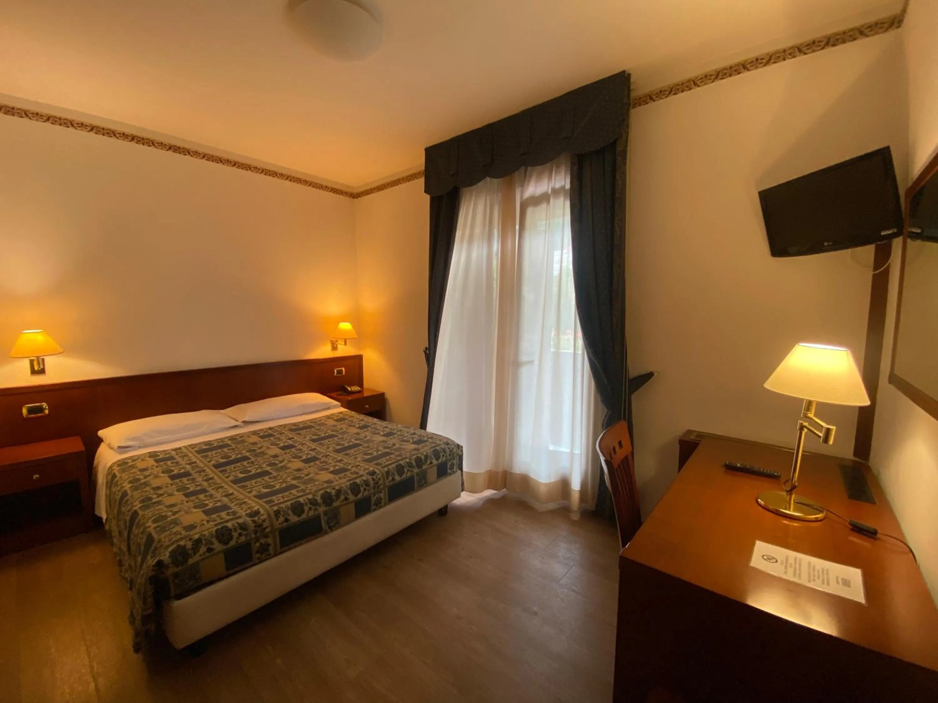 Bed in Hotel International