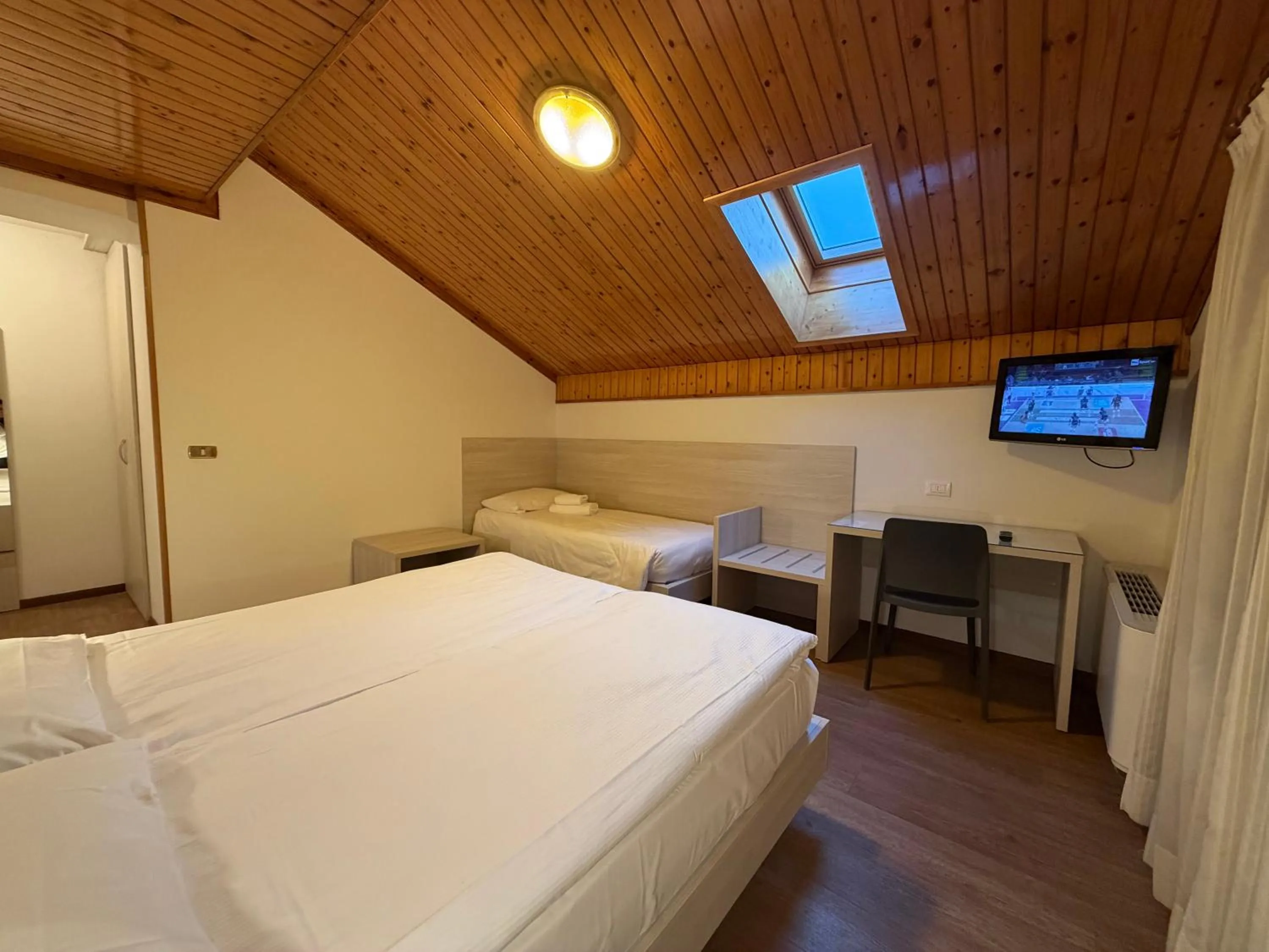 Bed in Hotel International