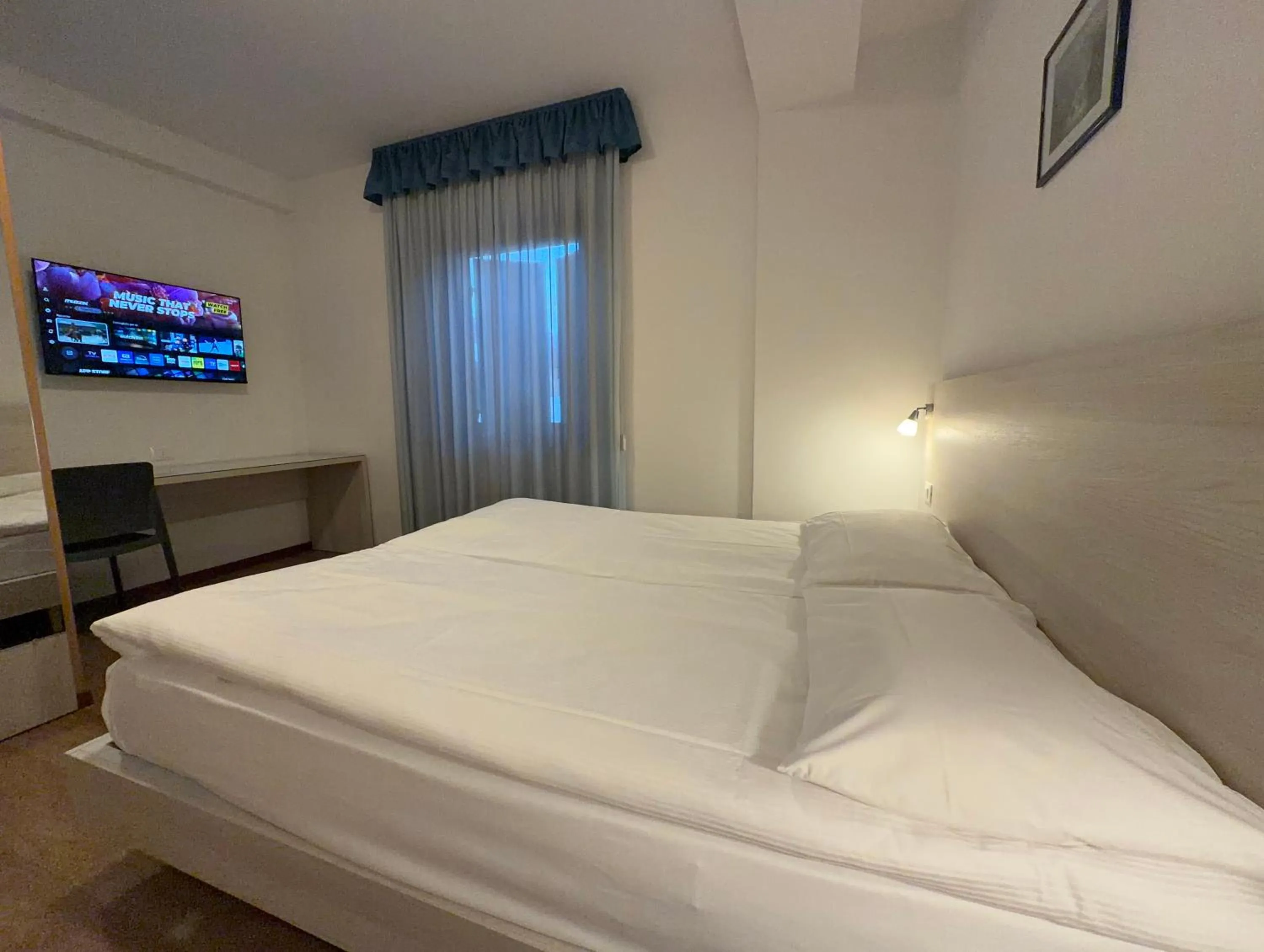 Bed in Hotel International