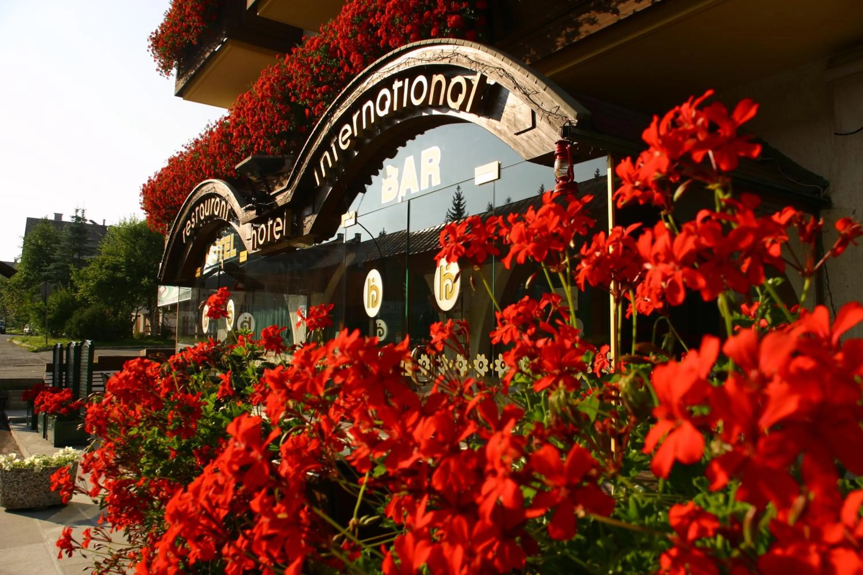 Facade/entrance in Hotel International