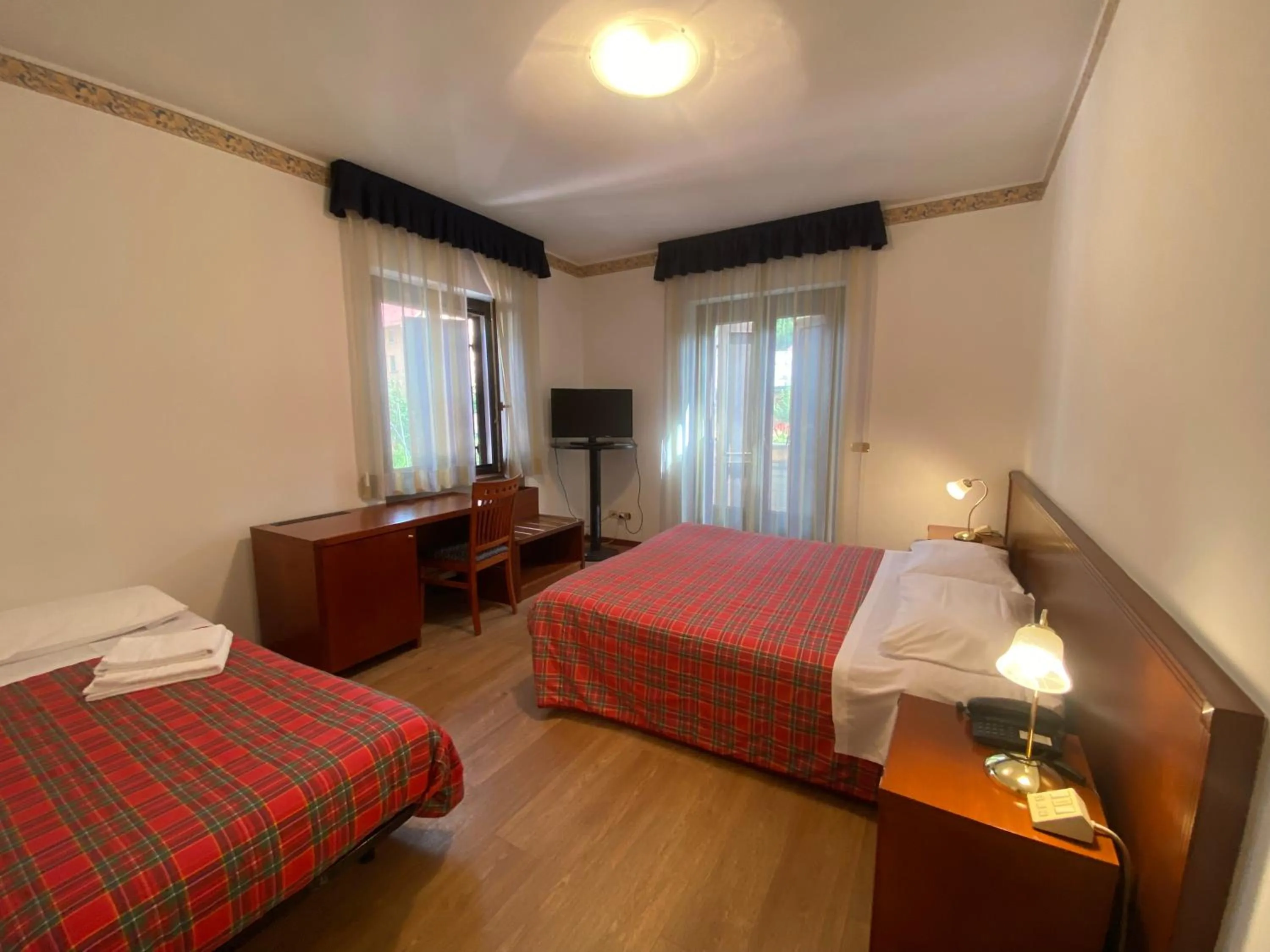 Bed in Hotel International