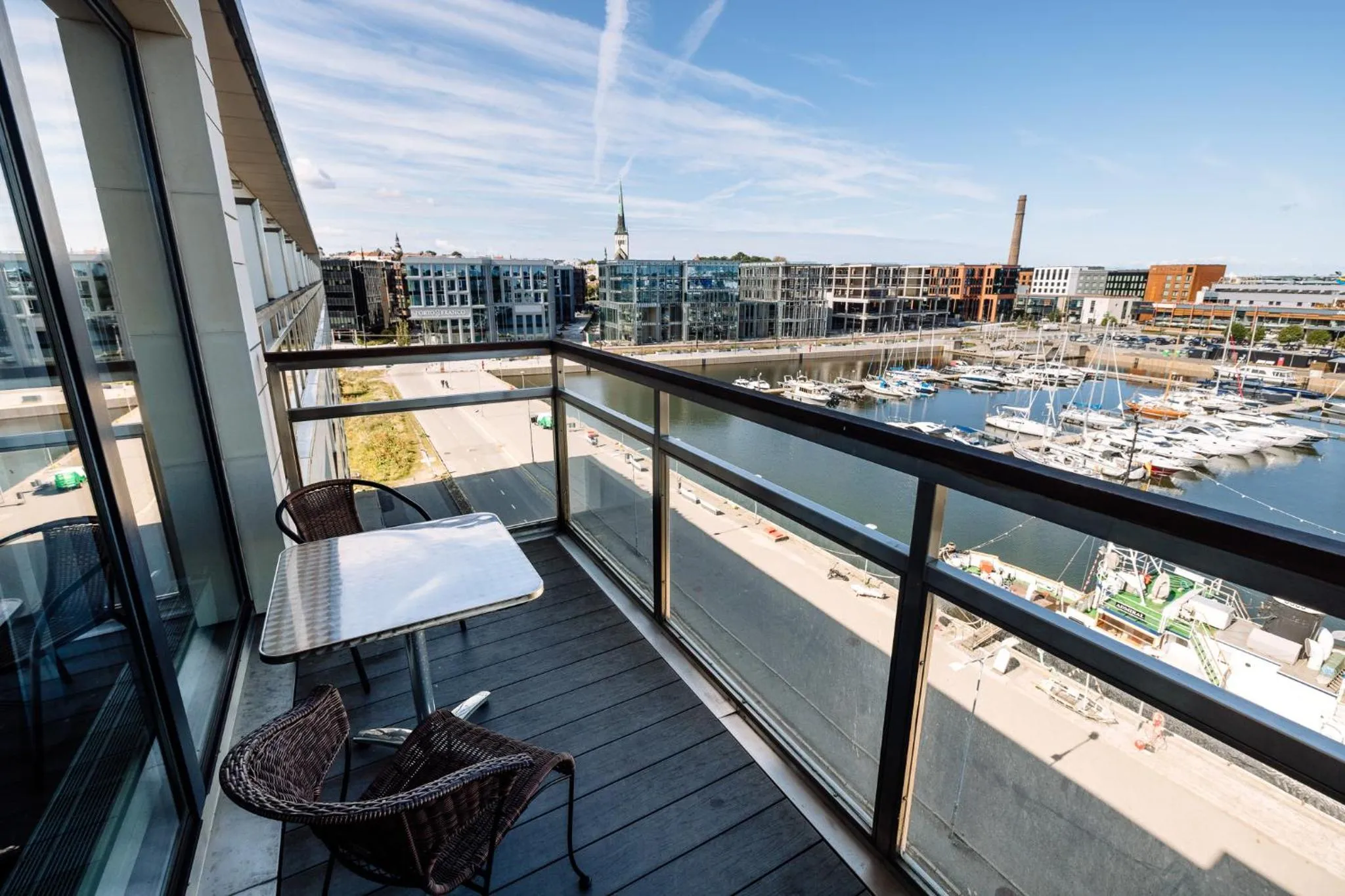 Balcony/Terrace in Hestia Hotel Europa