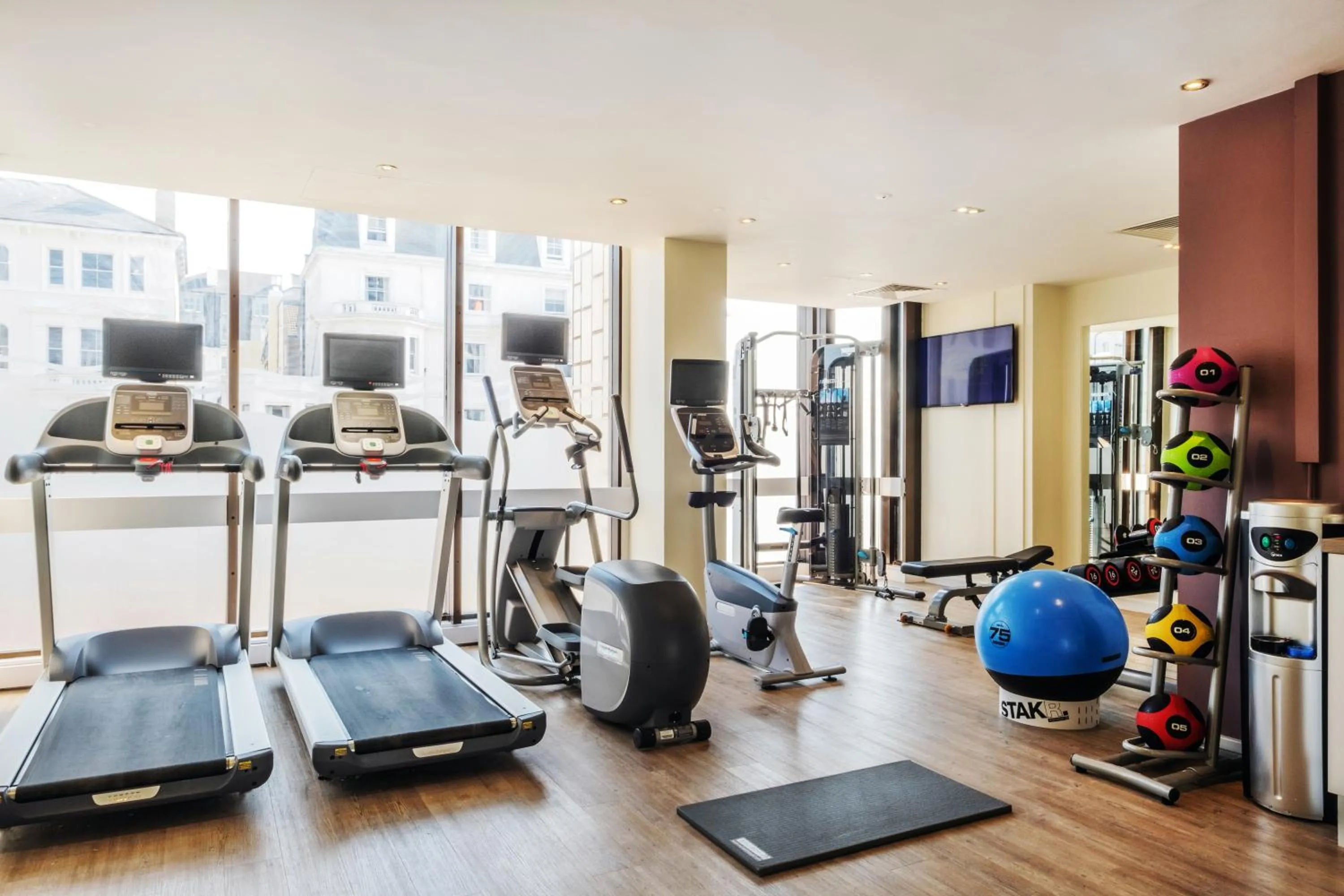 Fitness centre/facilities in The View Hotel